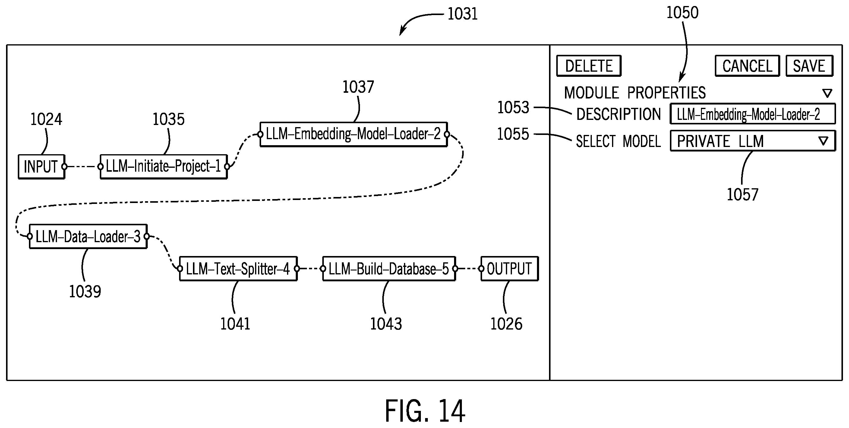 Patent US12430556 Figure 12 – Large language modules in modular programming