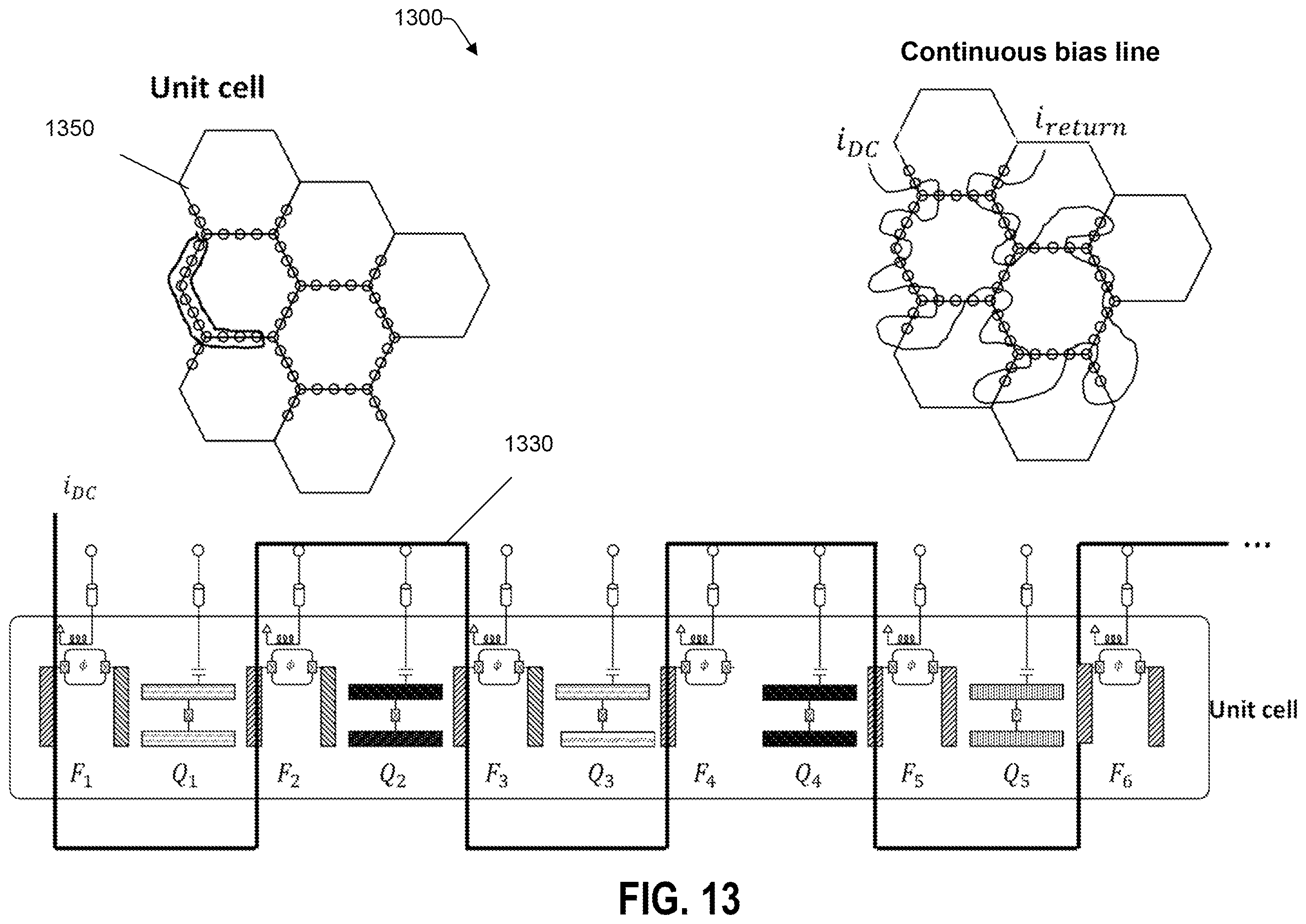 Patent US12430579 Figure 13 – Generating DC offsets in flux-tunable transmons with persistent current loops