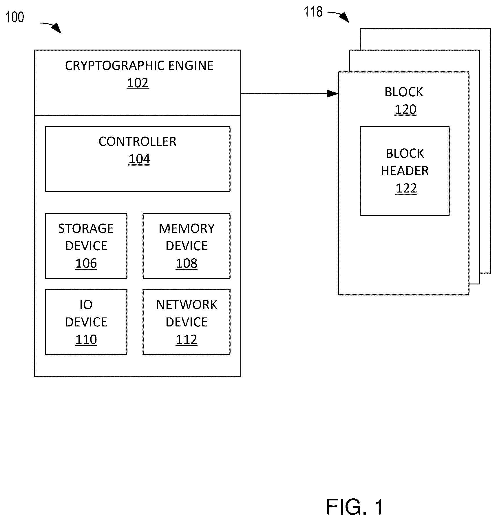 Patent US12430623 Figure 1 – Overclocking system for digital currency mining and method of operation