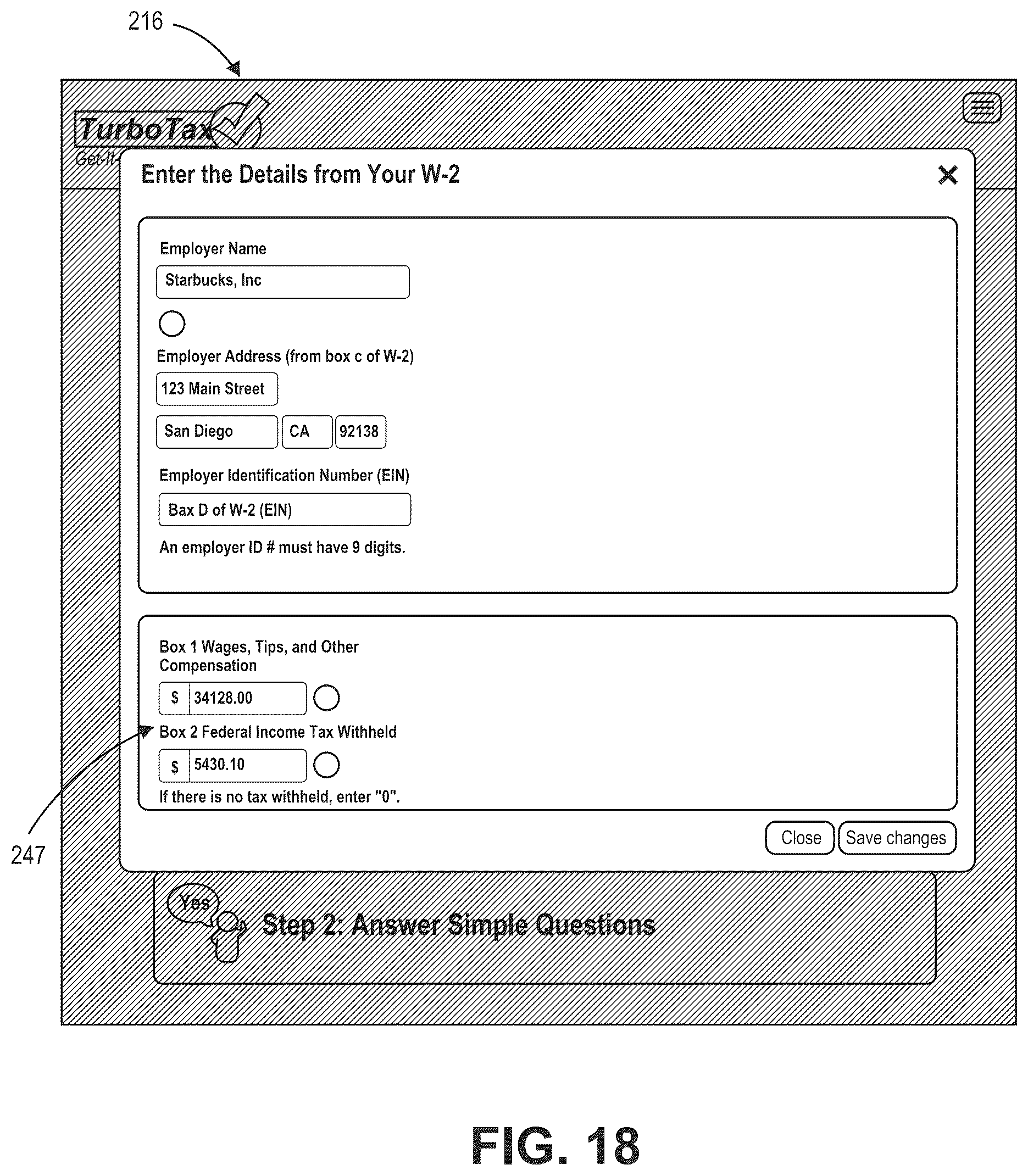 Patent US12430693 Figure 18 – Tax document imaging and processing
