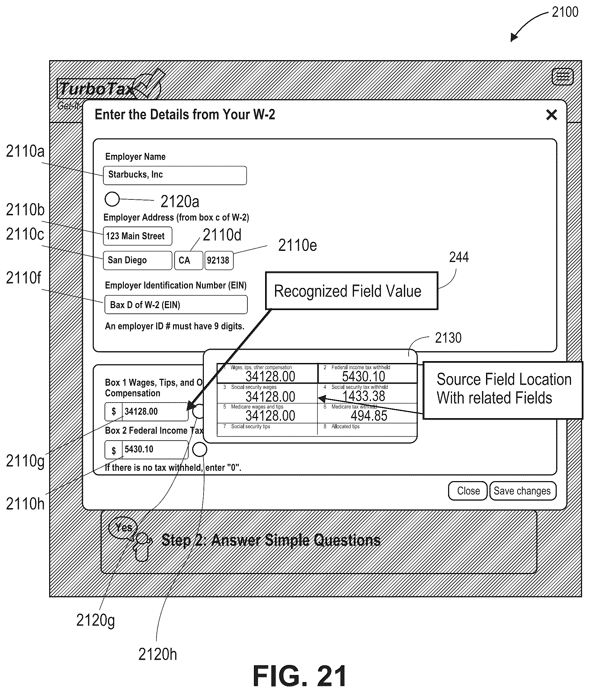 Patent US12430693 Figure 20 – Tax document imaging and processing