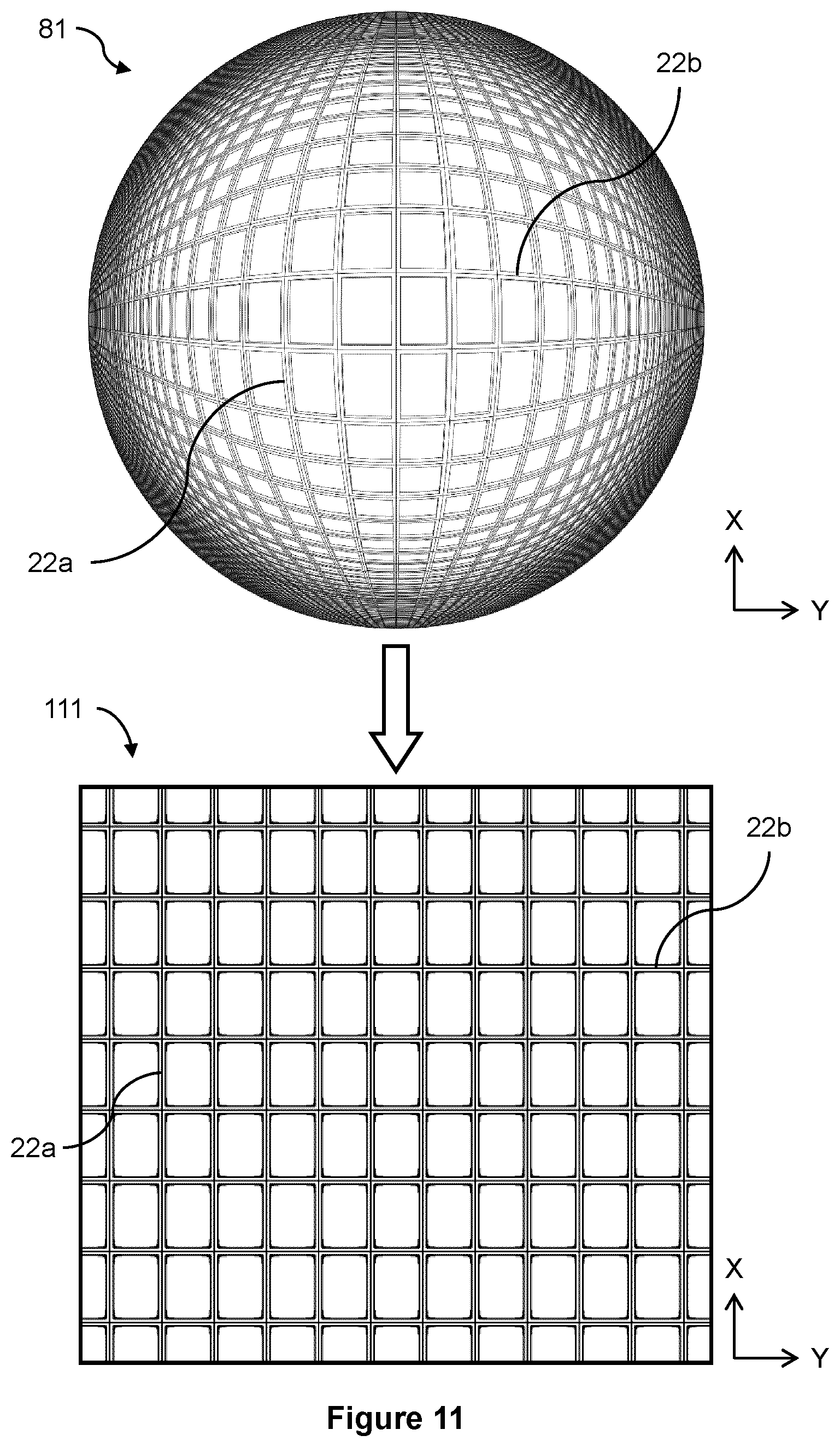 Patent US12430802 Figure 11 – Calibrating a camera for mapping image pixels to grid points in a storage system