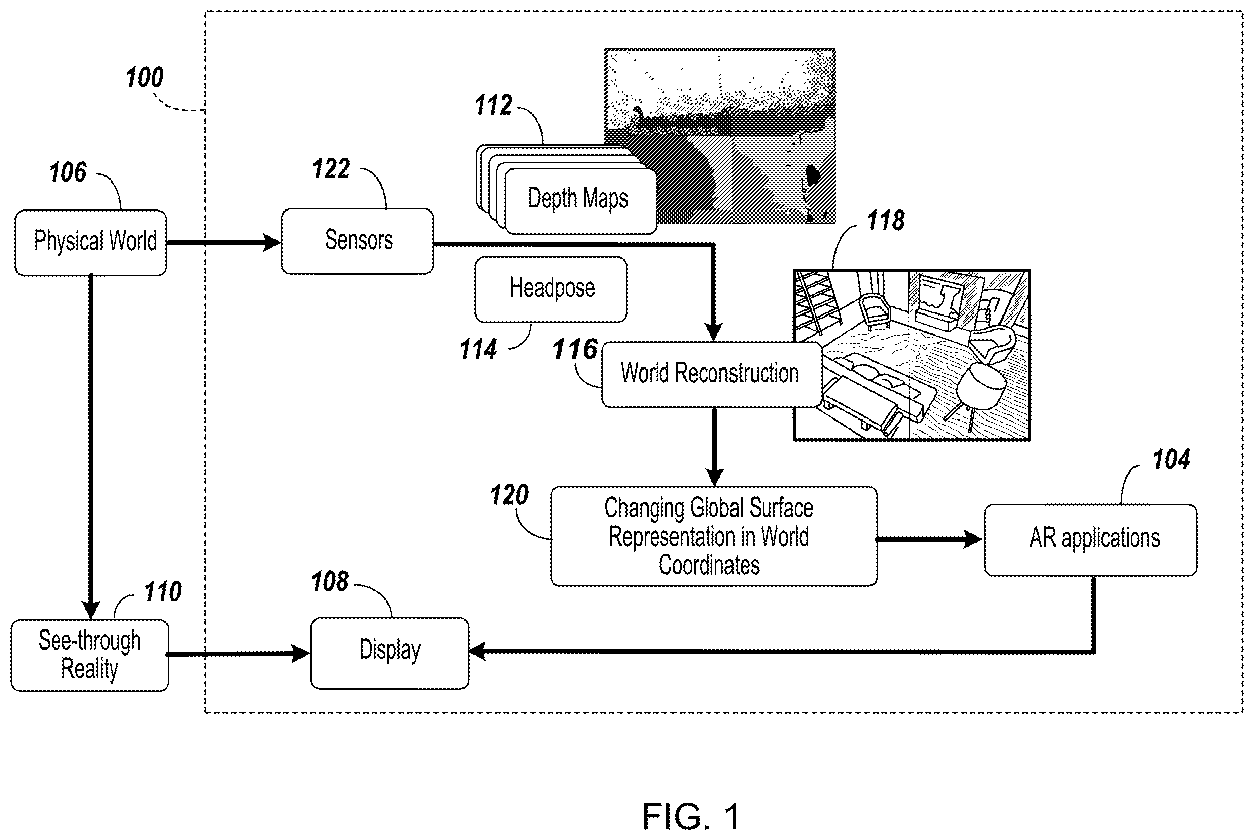 Patent US12430903 Figure 1 – Object recognition neural network training using multiple data sources