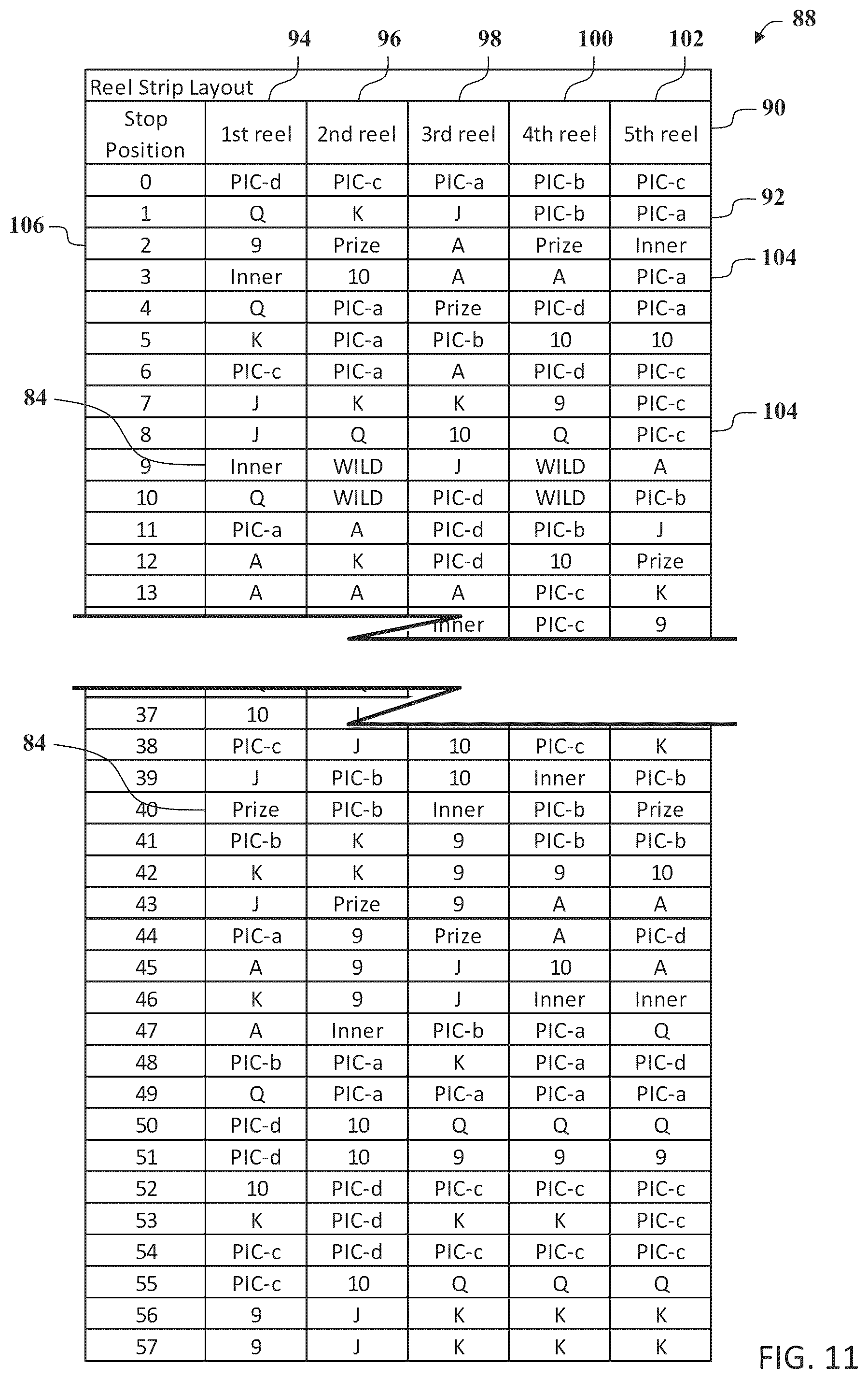 Patent US12430980 Figure 16 – Gaming machine and control method for operating gaming machines to display computer animated reel games