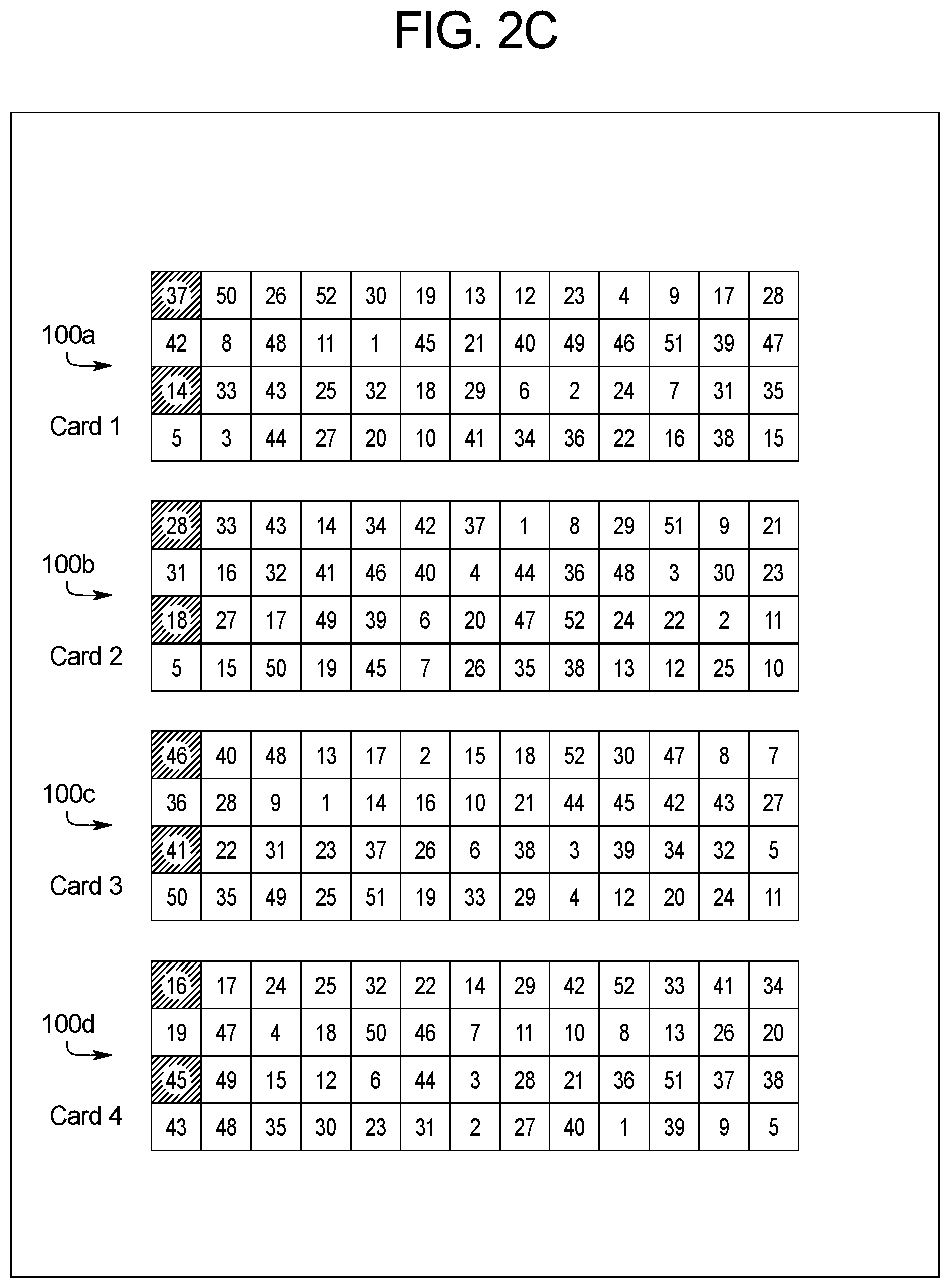 Patent US12430990 Figure 4 – Gaming system and method providing a class II bingo game with a player-selectable wild spot feature