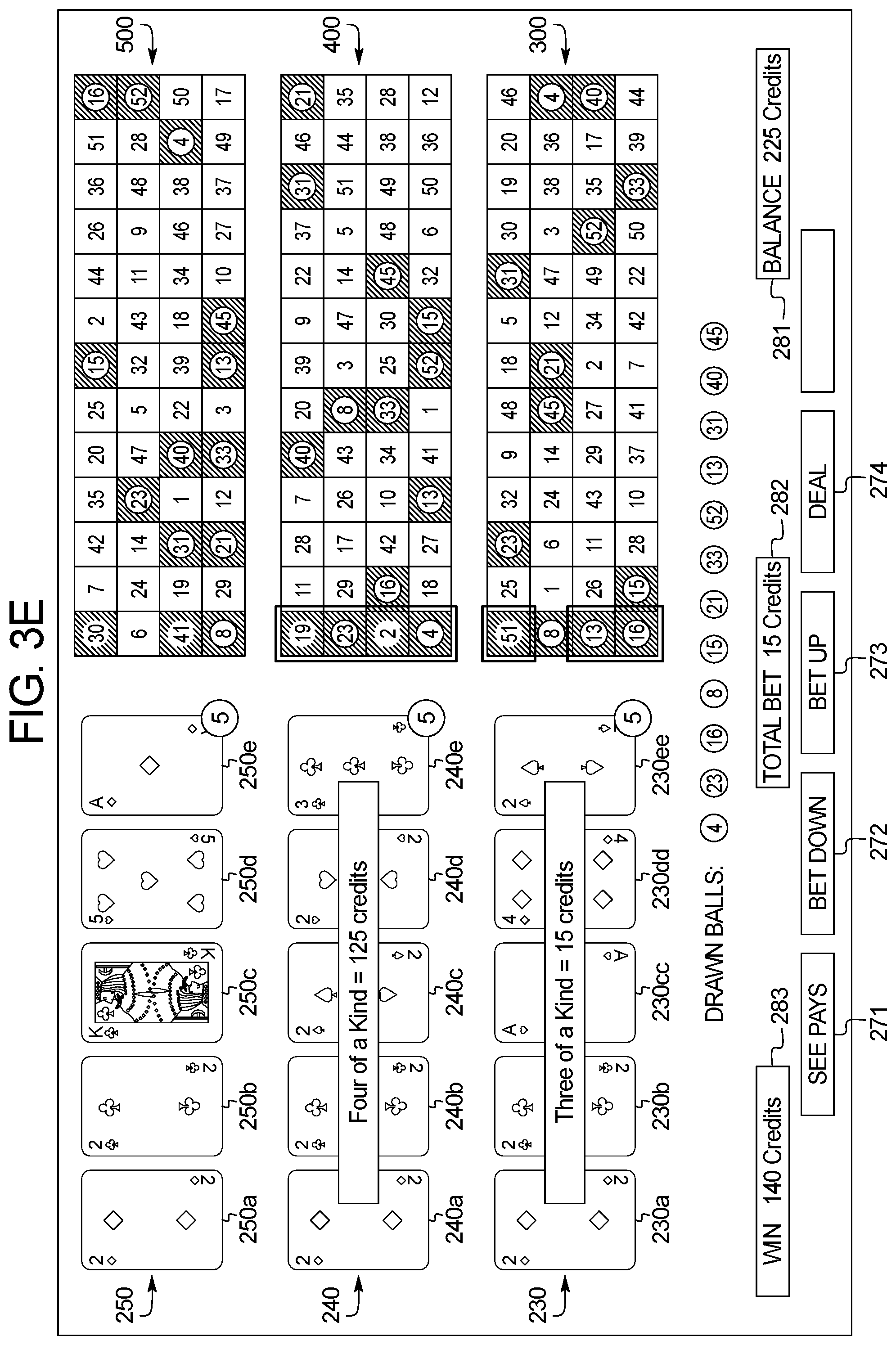 Patent US12430990 Figure 11 – Gaming system and method providing a class II bingo game with a player-selectable wild spot feature