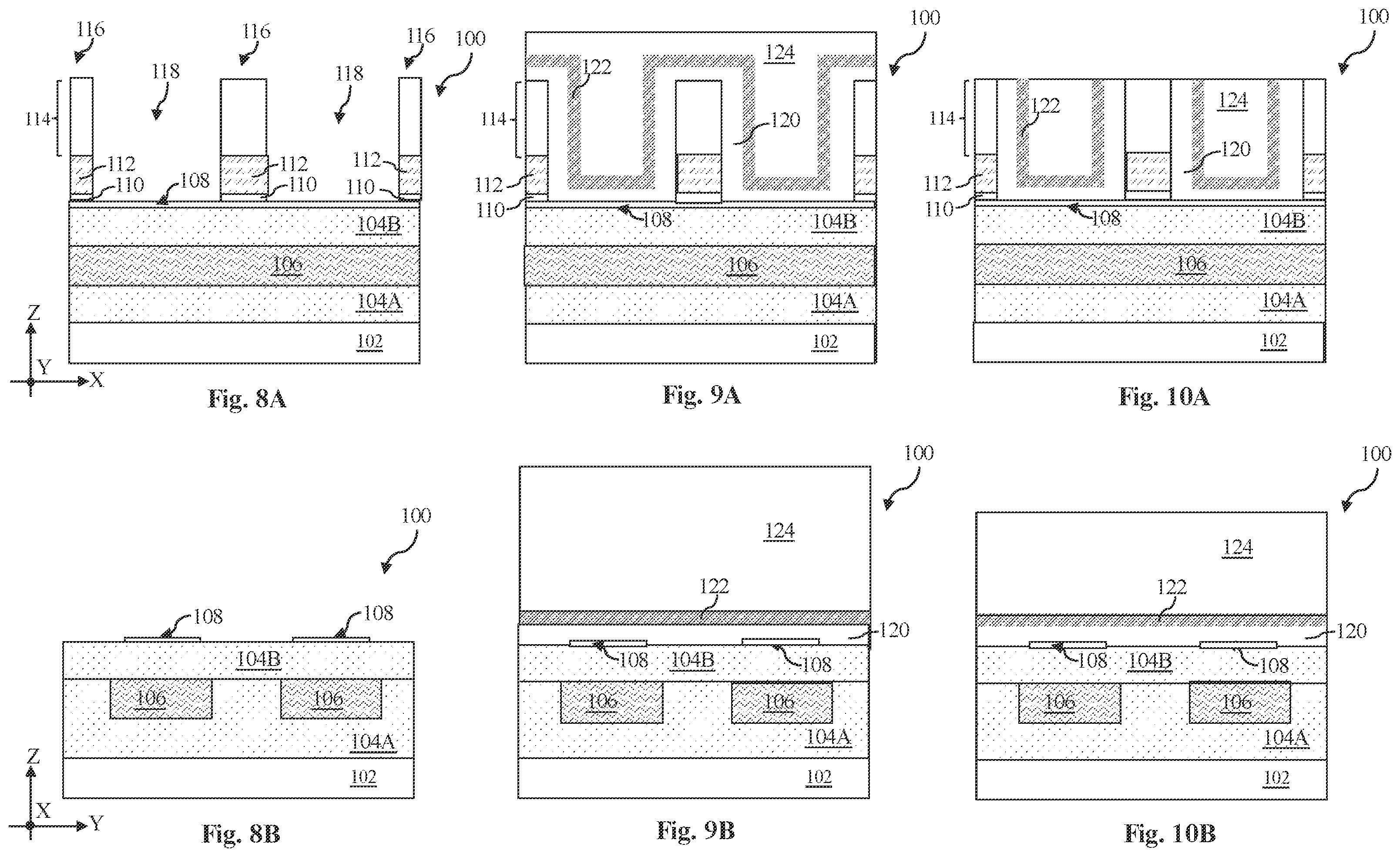 Patent US12433003 Figure 5 – 2D-channel transistor structure with asymmetric substrate contacts