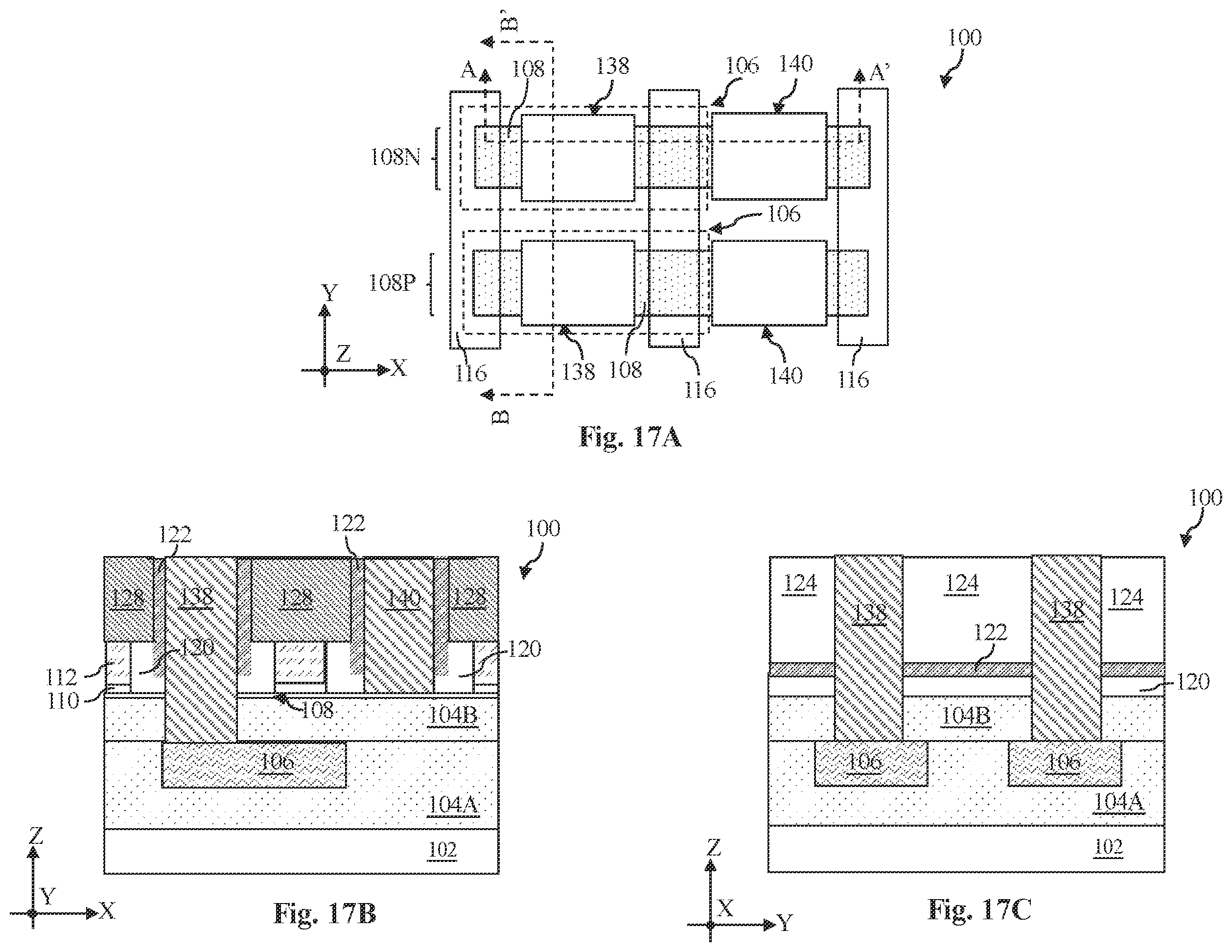 Patent US12433003 Figure 9 – 2D-channel transistor structure with asymmetric substrate contacts