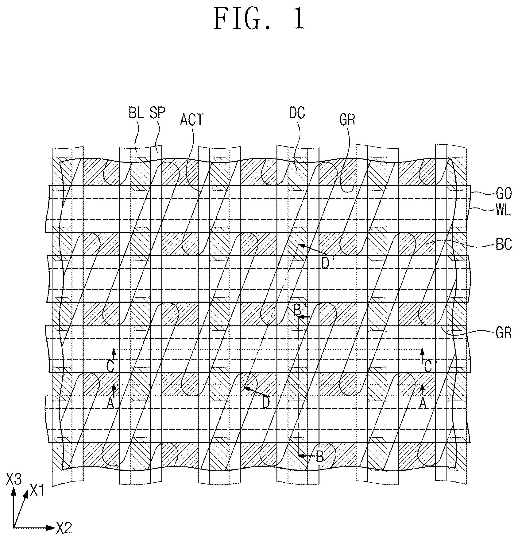 Patent US12433004 Figure 1 – Semiconductor device having conductive portions in a groove and contacting a gate insulating layer
