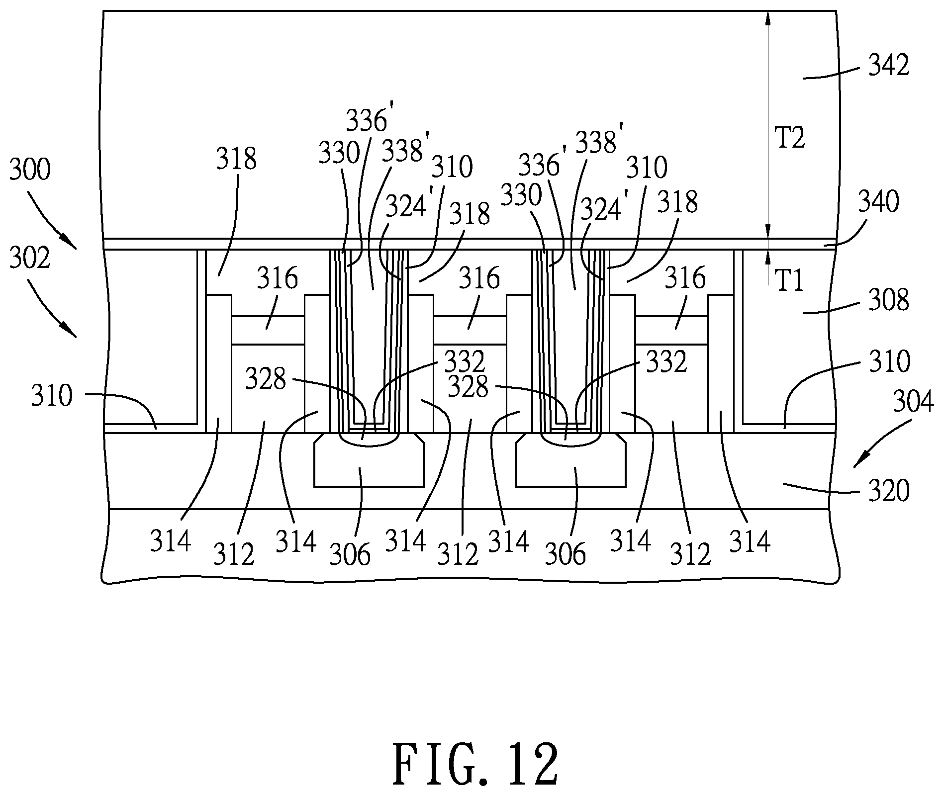 Patent US12433006 Figure 7 – Semiconductor device with conductive liners over silicide structures and method of making the semiconductor device