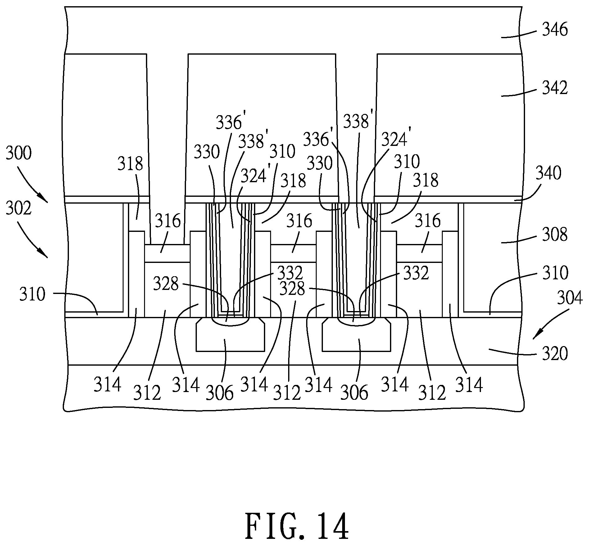 Patent US12433006 Figure 9 – Semiconductor device with conductive liners over silicide structures and method of making the semiconductor device