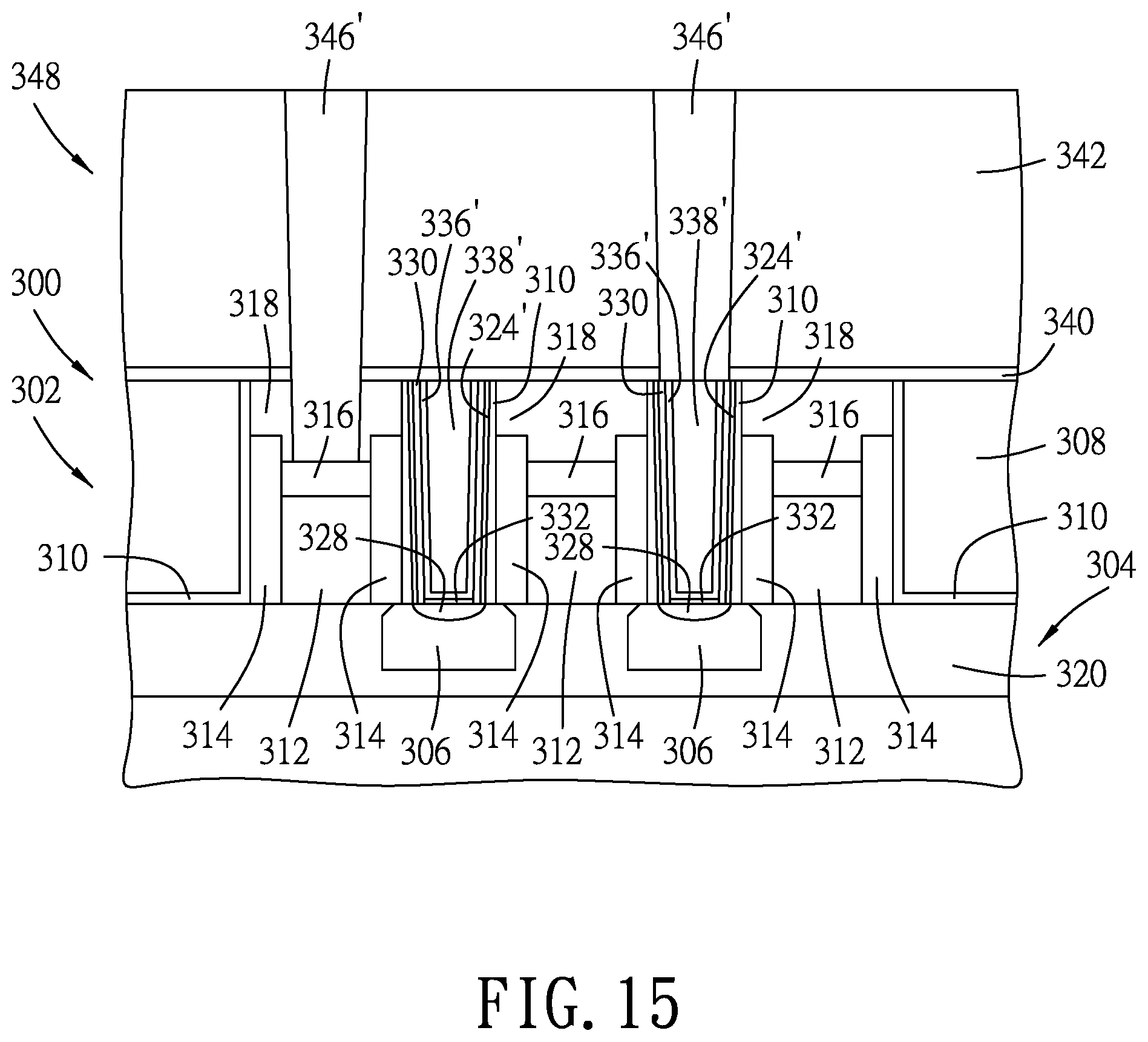 Patent US12433006 Figure 10 – Semiconductor device with conductive liners over silicide structures and method of making the semiconductor device