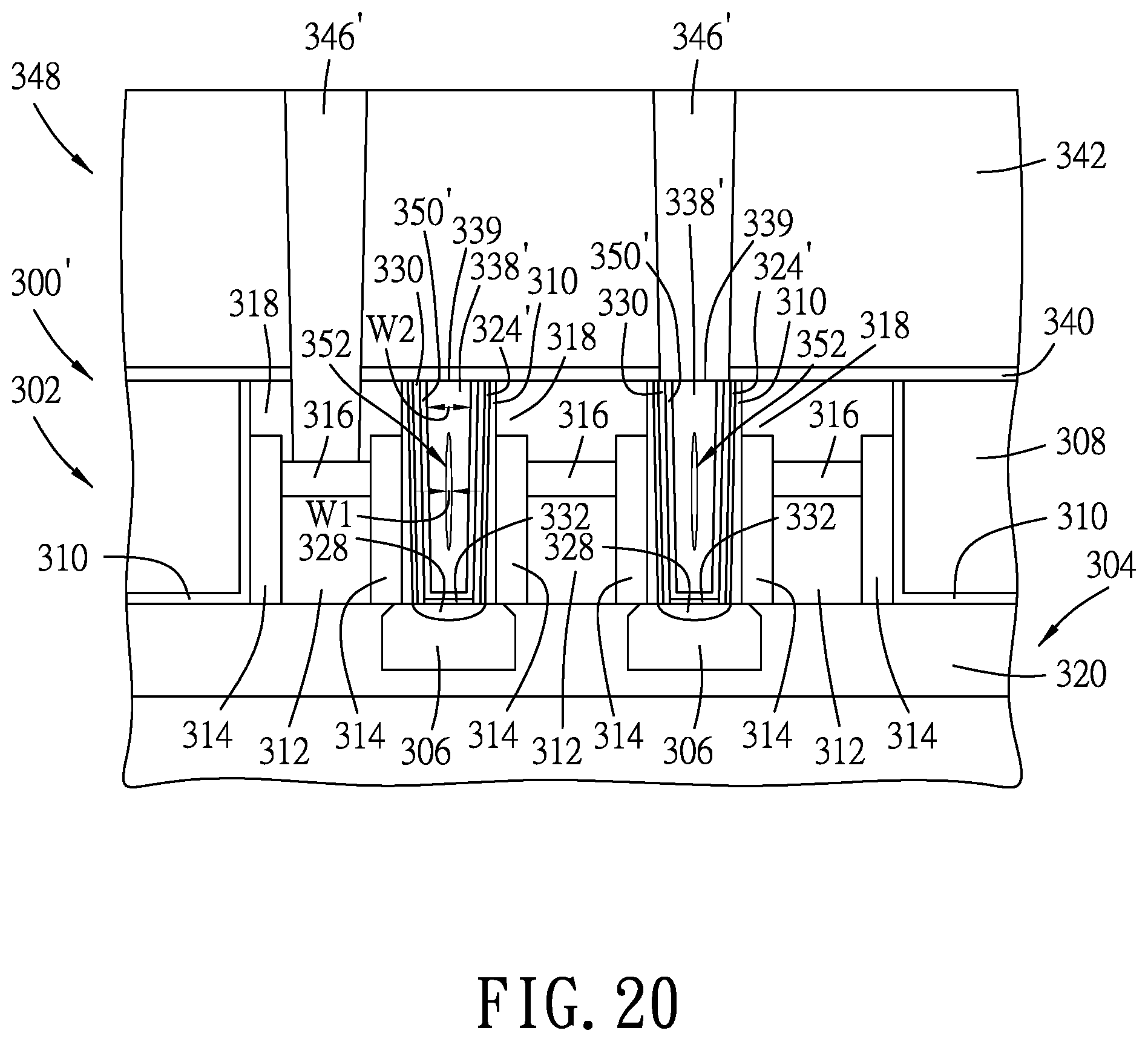 Patent US12433006 Figure 13 – Semiconductor device with conductive liners over silicide structures and method of making the semiconductor device
