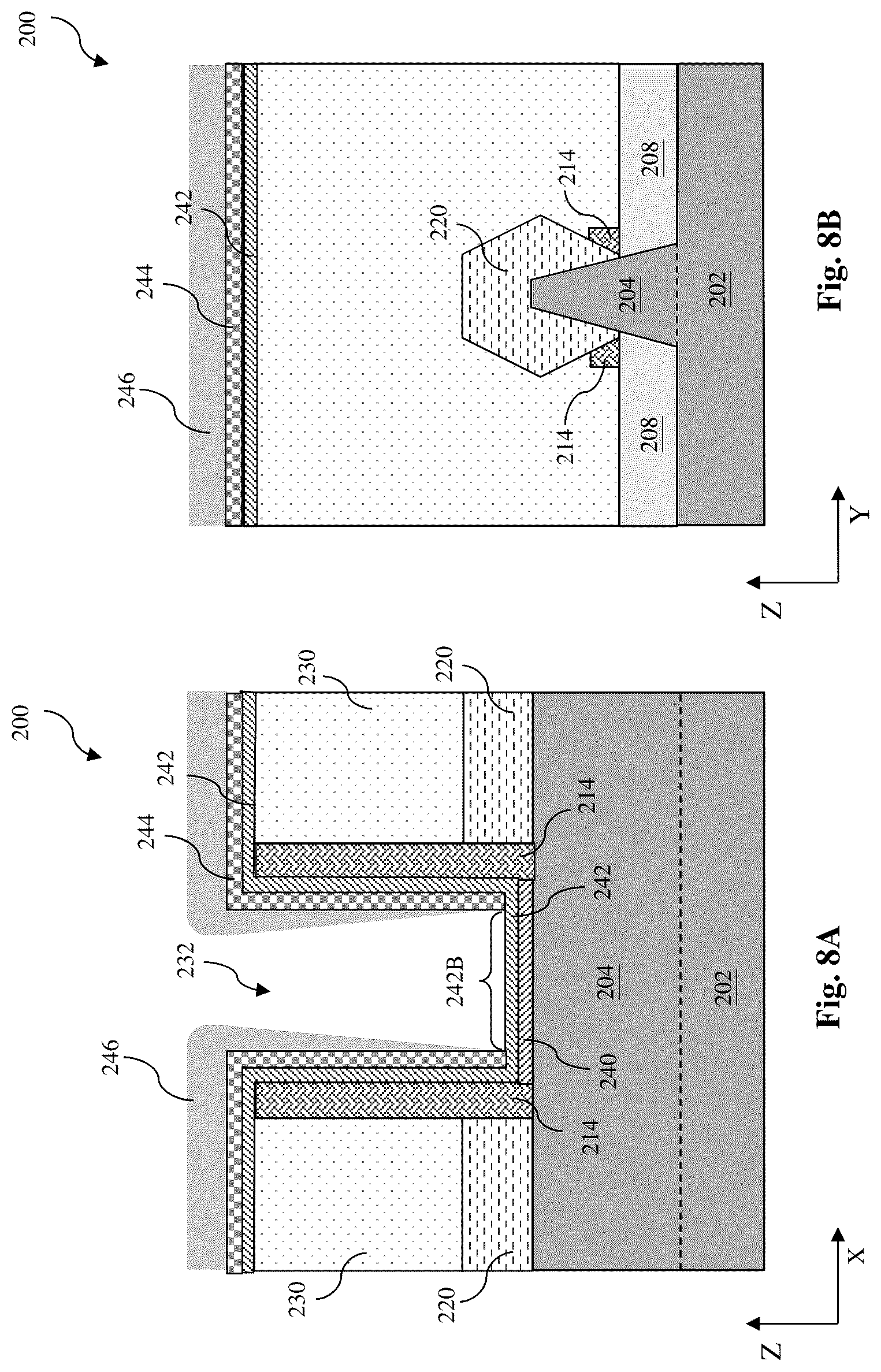 Patent US12433008 Figure 8 – FinFET structure with airgap and method of forming the same