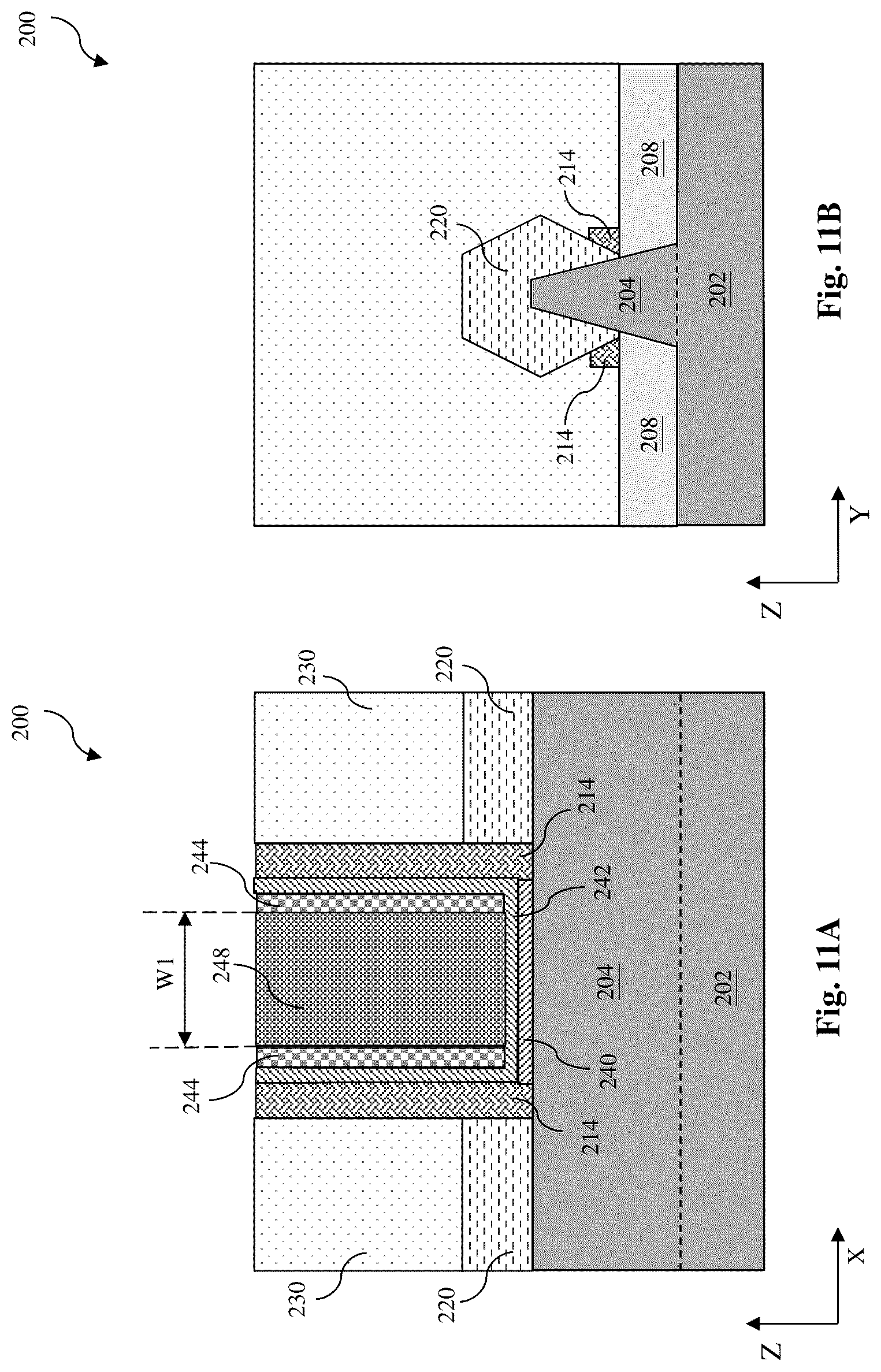 Patent US12433008 Figure 11 – FinFET structure with airgap and method of forming the same