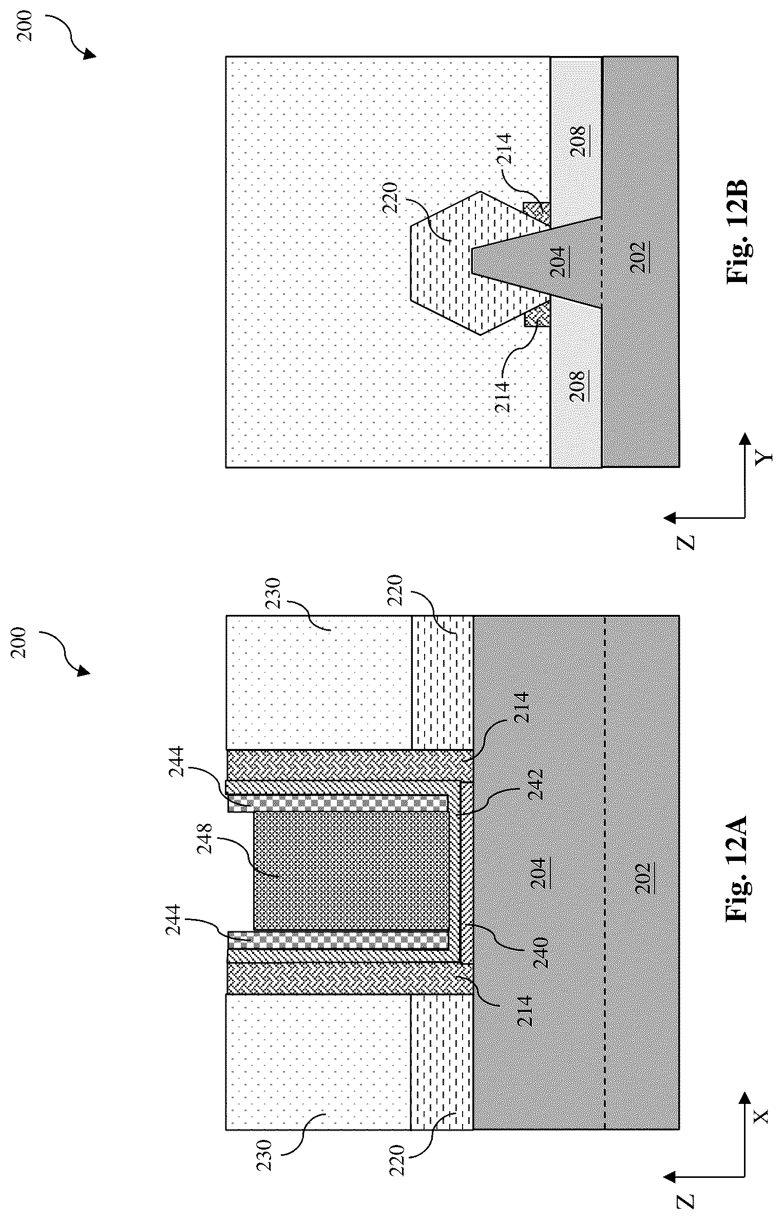 Patent US12433008 Figure 12 – FinFET structure with airgap and method of forming the same