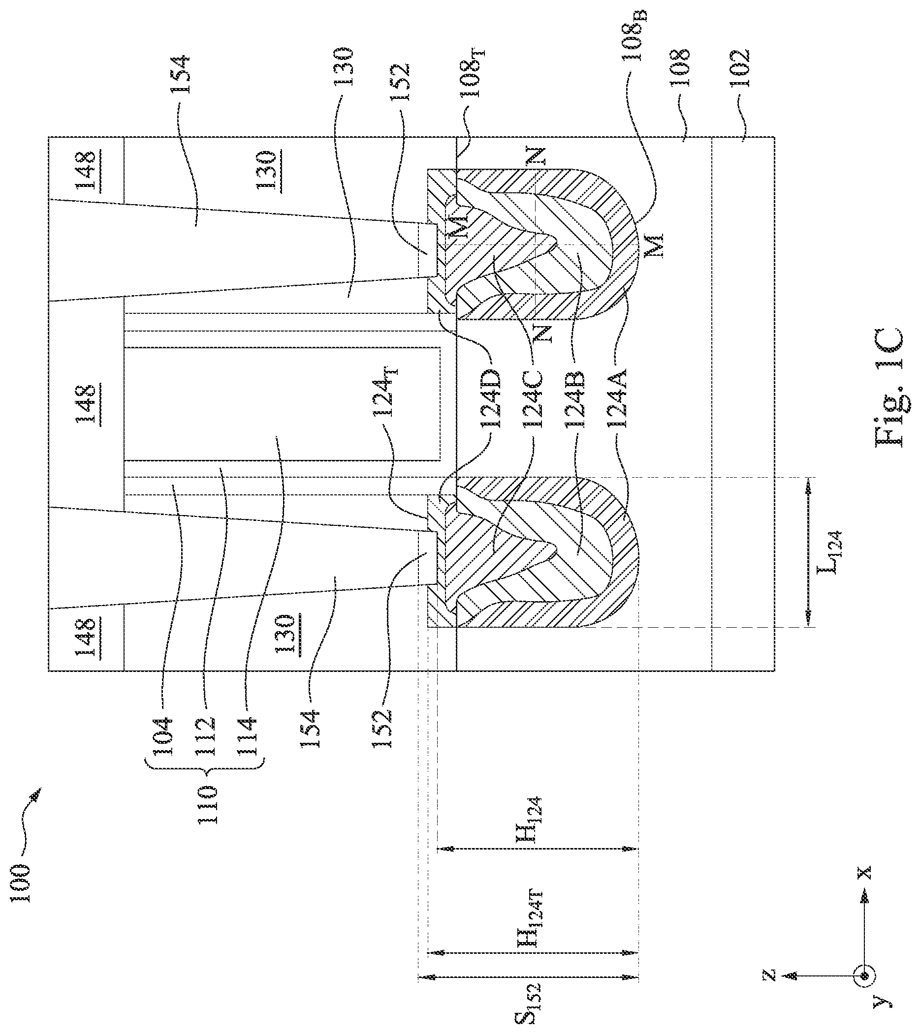 Patent US12433010 Figure 3 – Source/drain structure for semiconductor fin field effect transistor (finFET) device having graded germanium