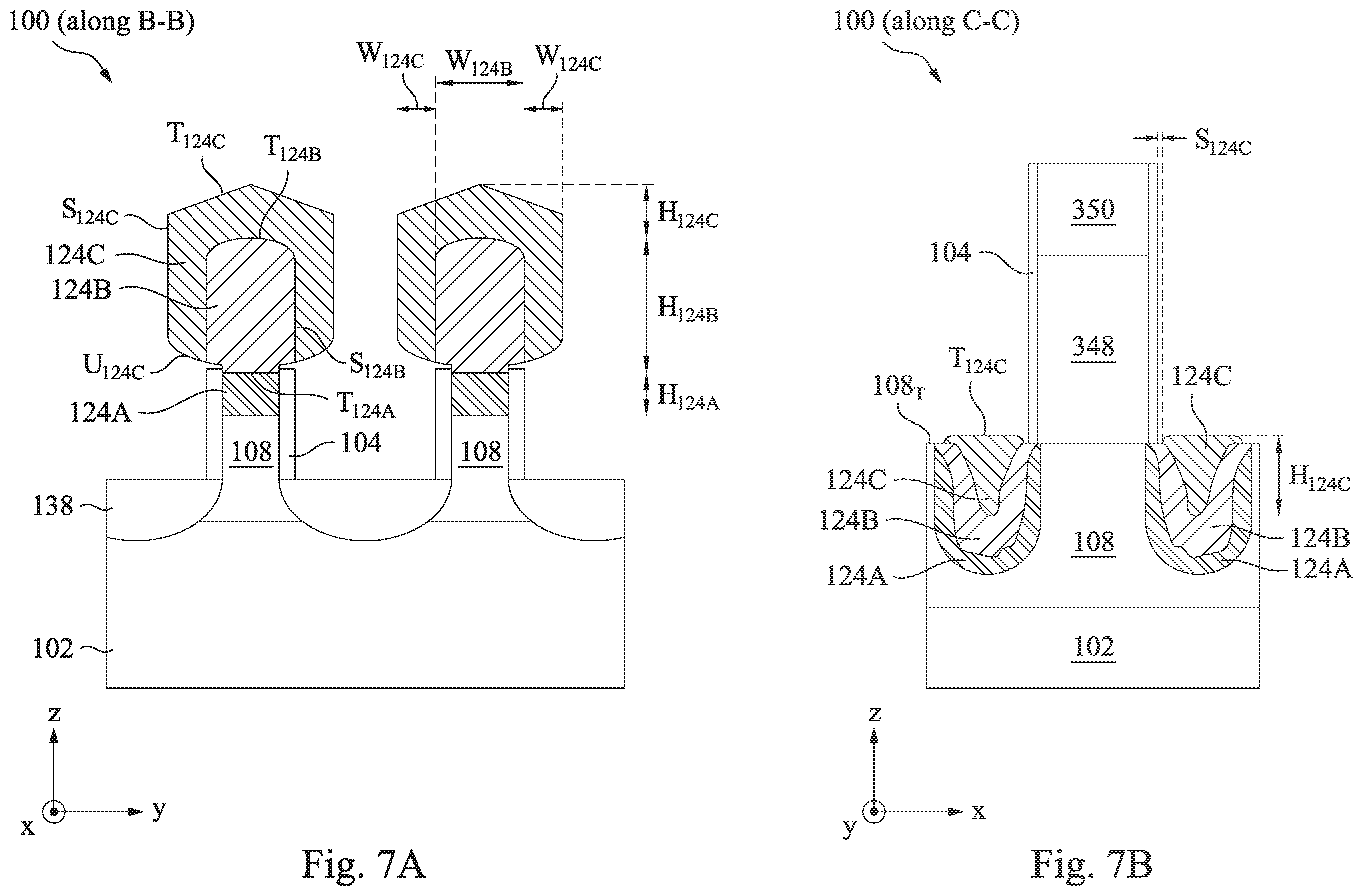 Patent US12433010 Figure 11 – Source/drain structure for semiconductor fin field effect transistor (finFET) device having graded germanium