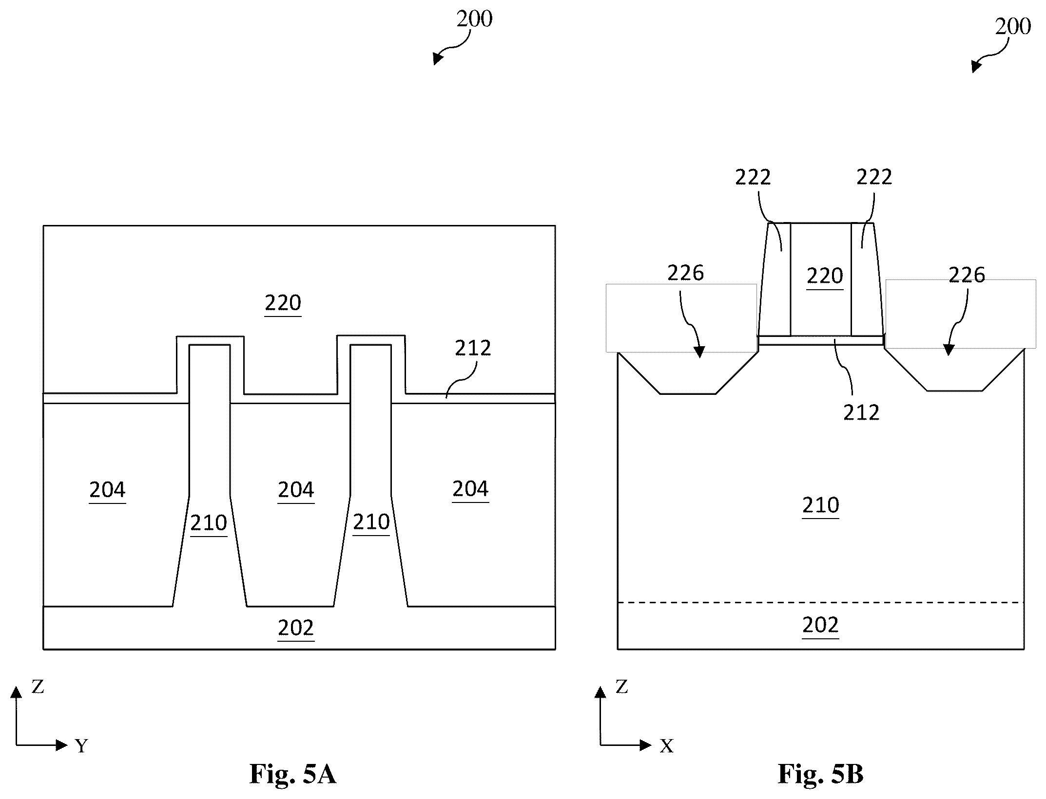 Patent US12433011 Figure 5 – Post gate dielectric processing for semiconductor device fabrication