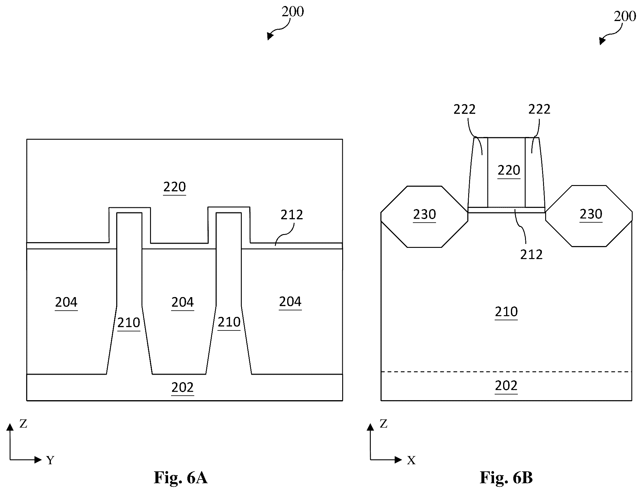 Patent US12433011 Figure 6 – Post gate dielectric processing for semiconductor device fabrication