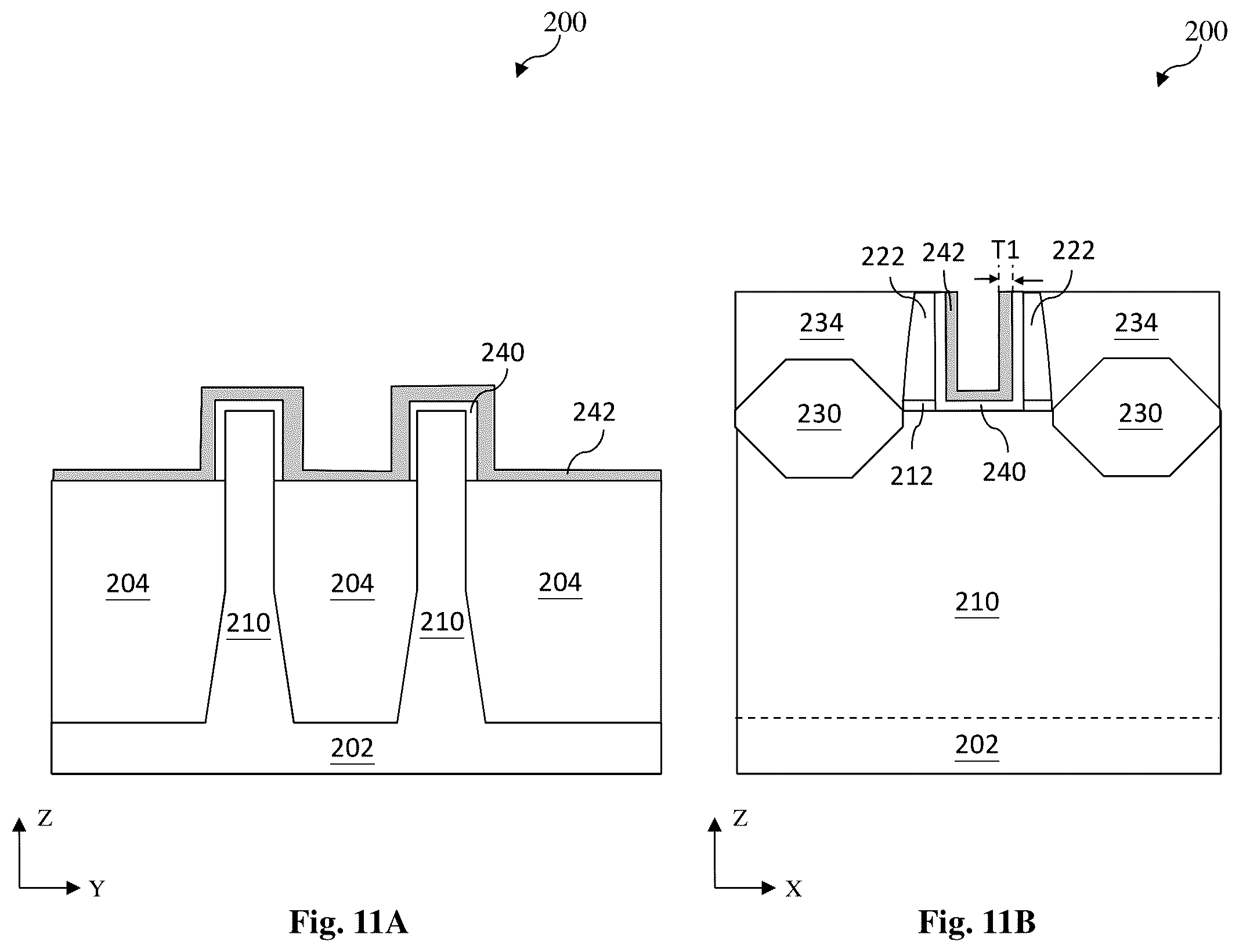 Patent US12433011 Figure 11 – Post gate dielectric processing for semiconductor device fabrication