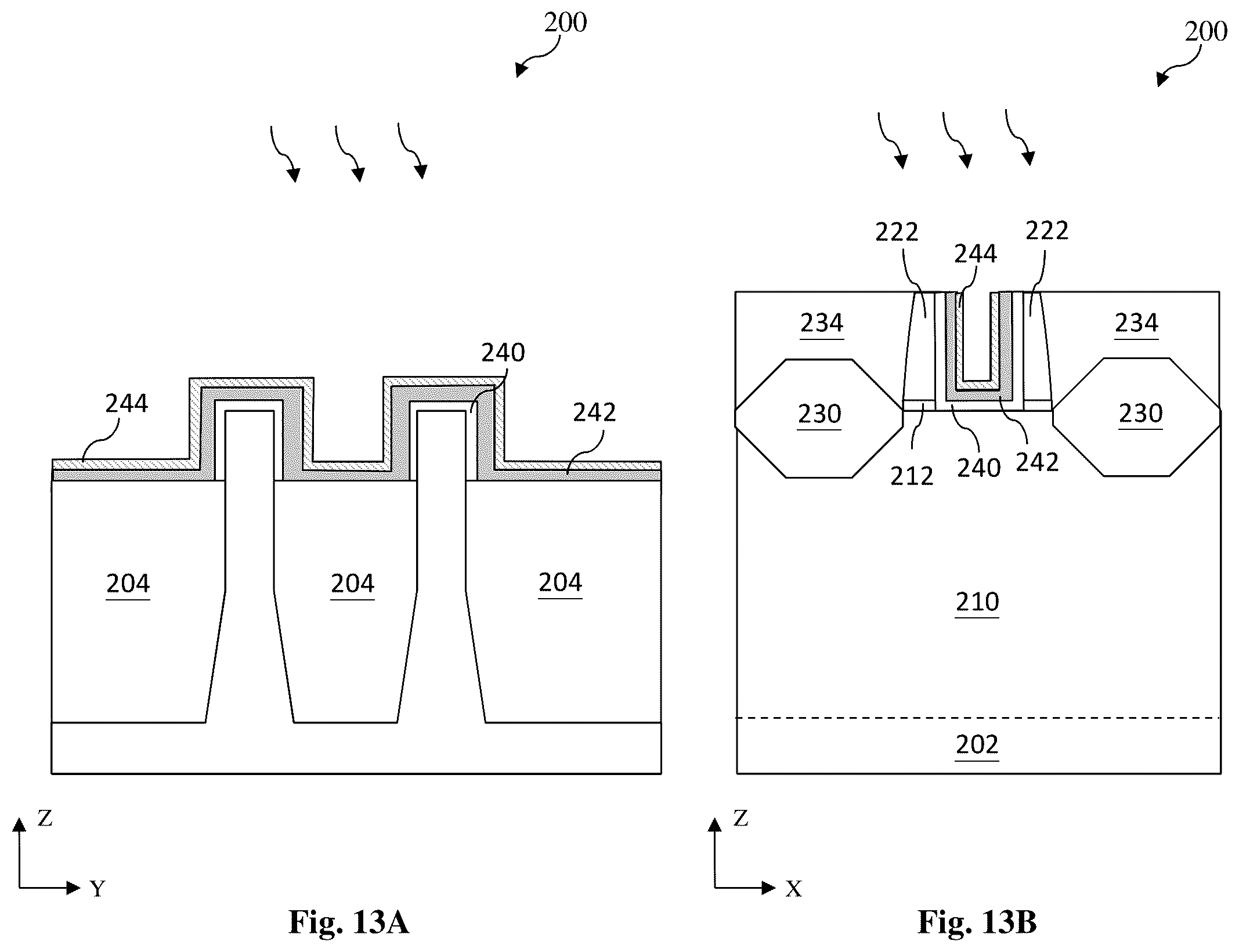 Patent US12433011 Figure 13 – Post gate dielectric processing for semiconductor device fabrication