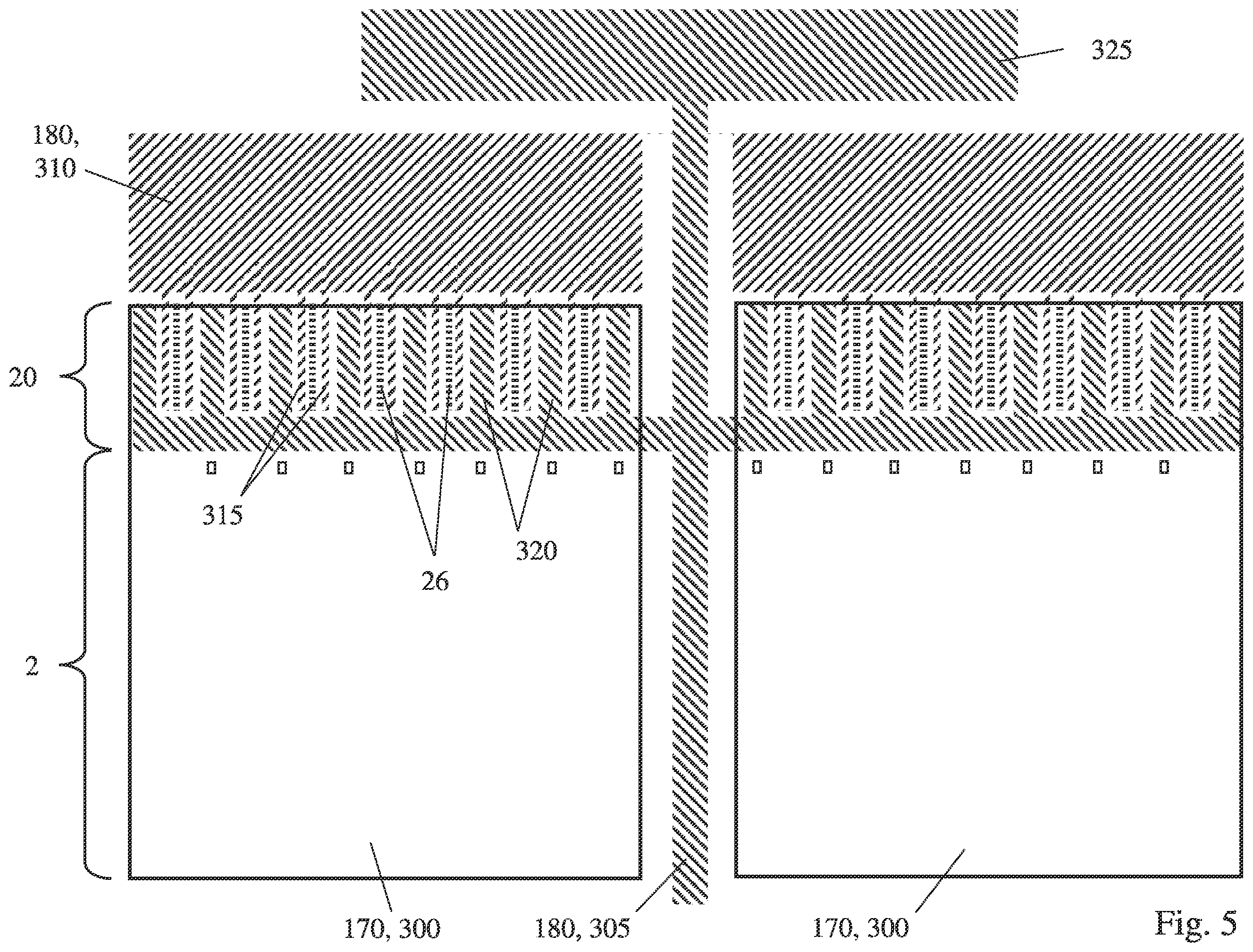 Patent US12433013 Figure 5 – Semiconductor die with a vertical transistor device