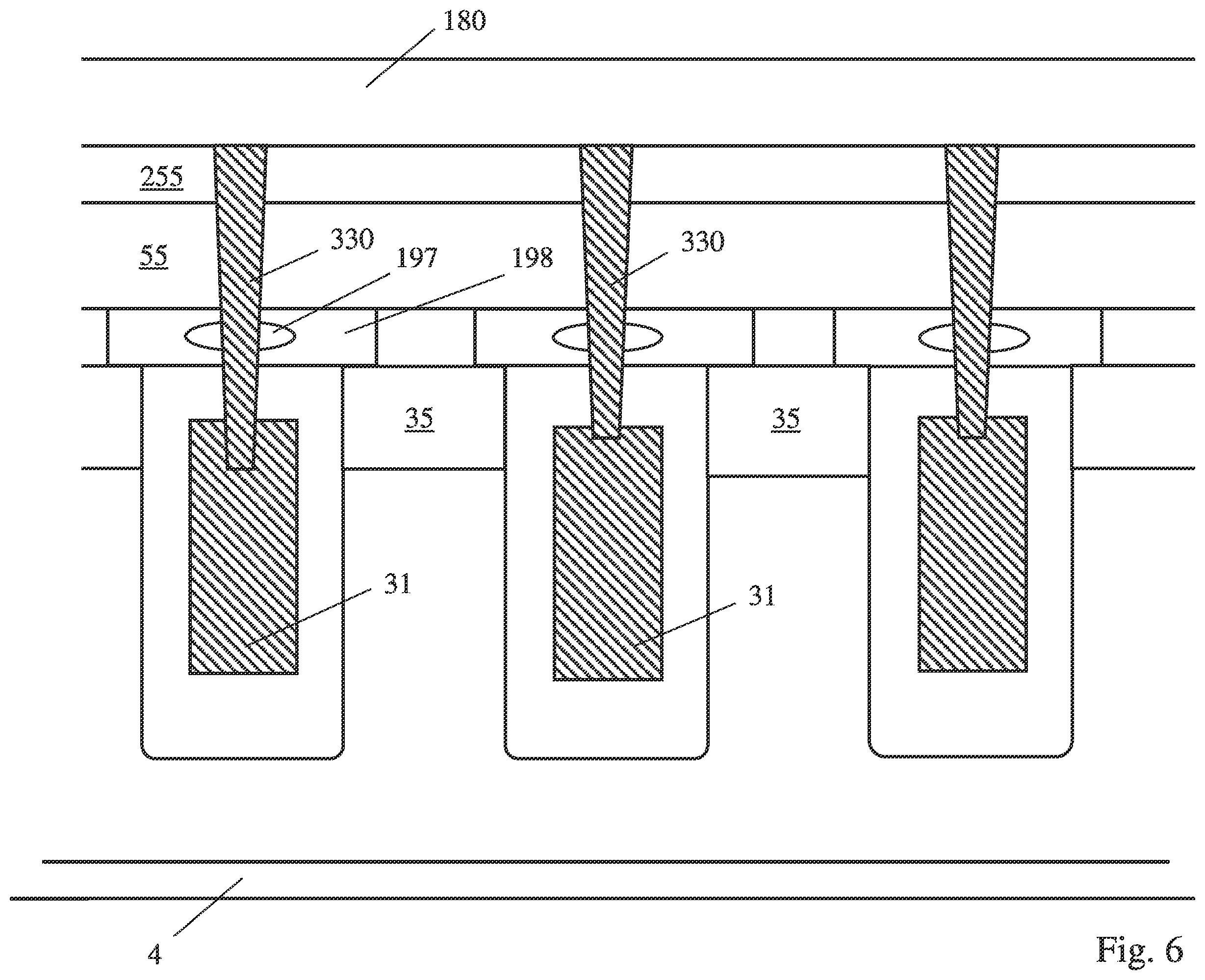 Patent US12433013 Figure 6 – Semiconductor die with a vertical transistor device