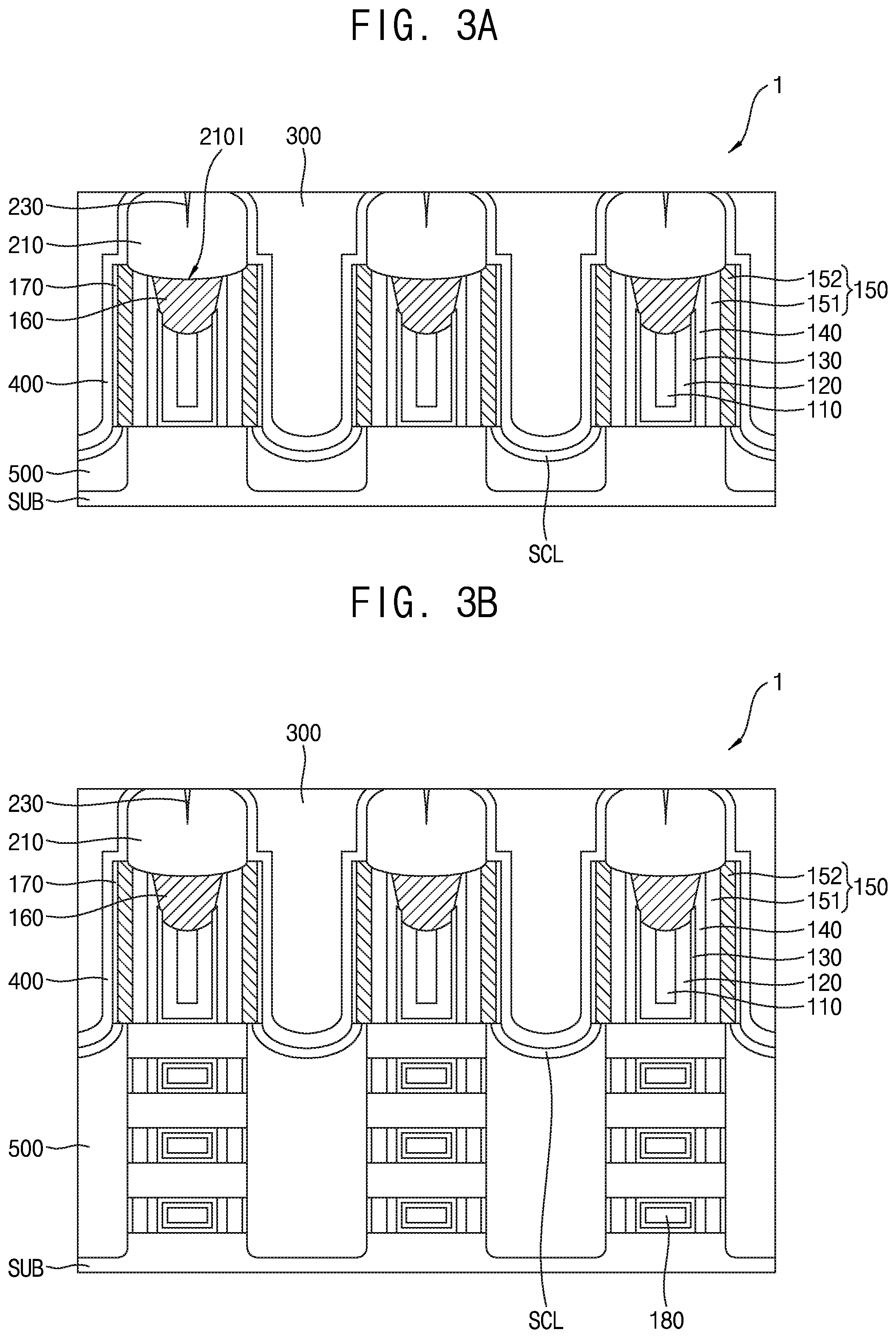 Patent US12433015 Figure 3 – Semiconductor device including self-aligned contact and method of manufacturing the semiconductor device