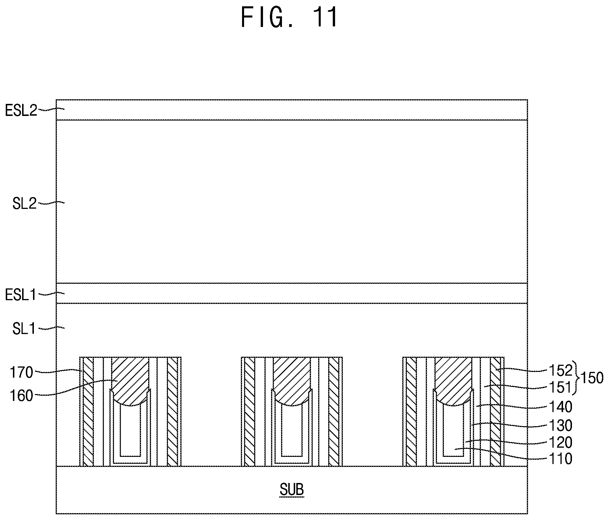 Patent US12433015 Figure 8 – Semiconductor device including self-aligned contact and method of manufacturing the semiconductor device