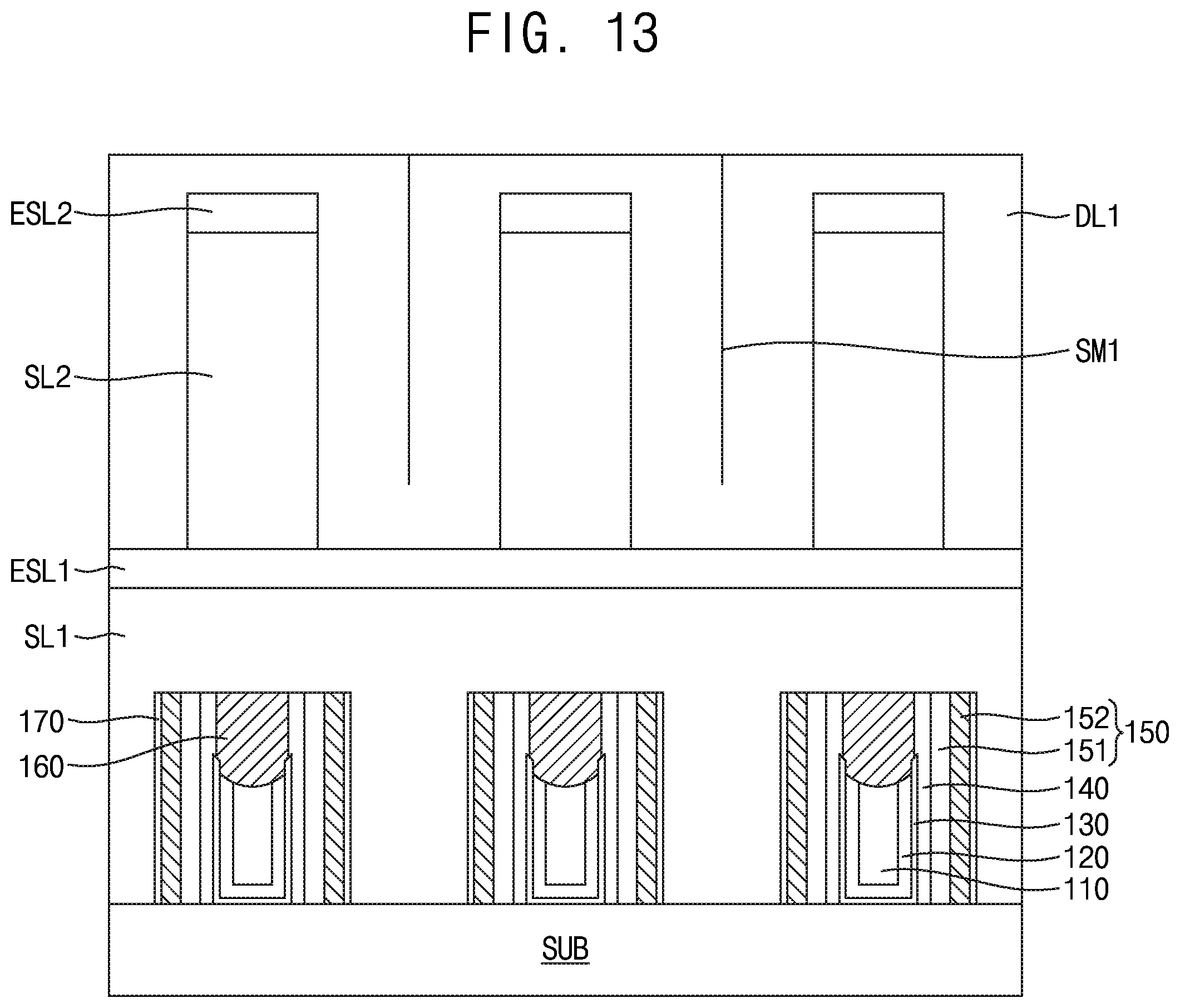 Patent US12433015 Figure 10 – Semiconductor device including self-aligned contact and method of manufacturing the semiconductor device