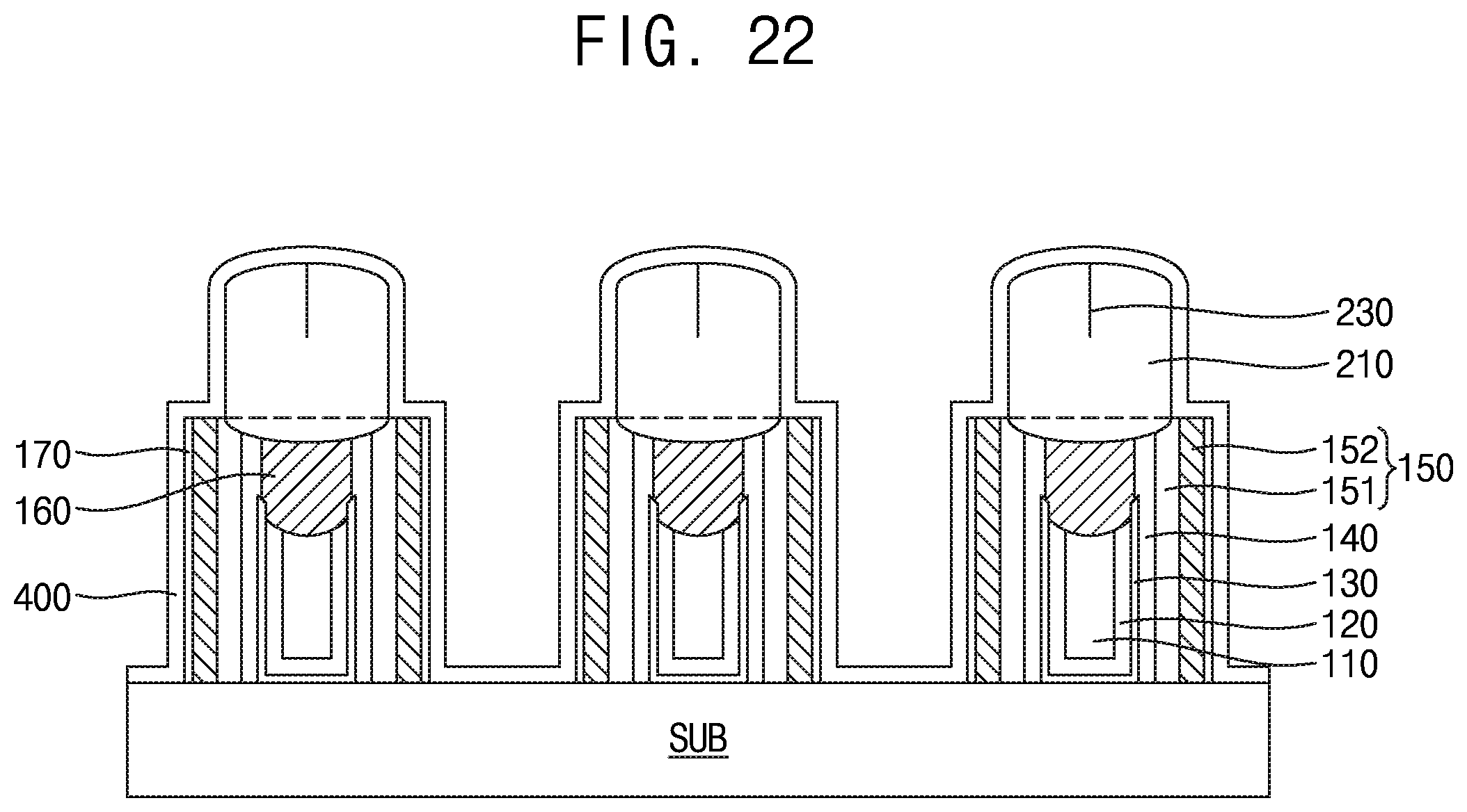 Patent US12433015 Figure 15 – Semiconductor device including self-aligned contact and method of manufacturing the semiconductor device