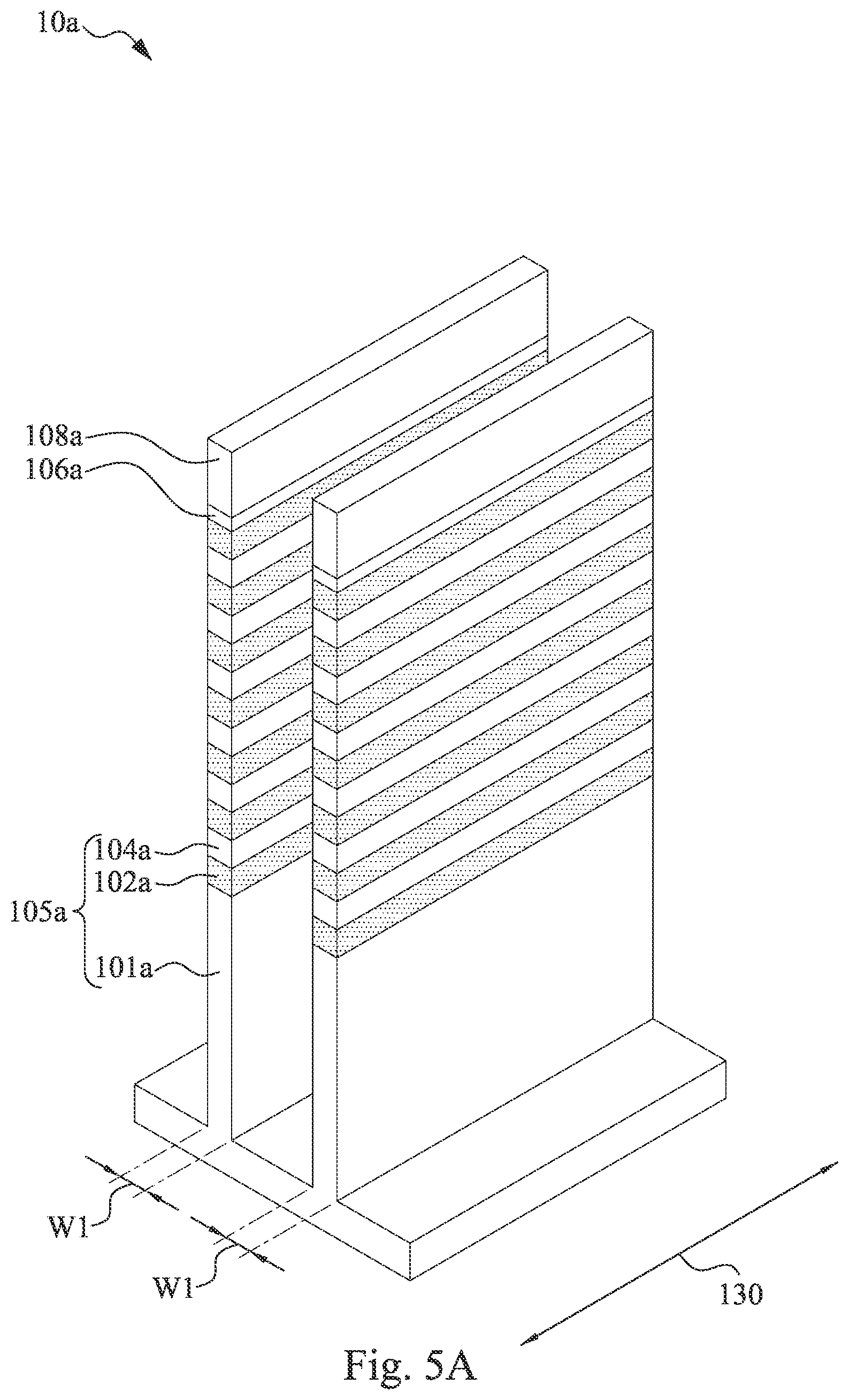 Patent US12433016 Figure 8 – Nanostructure with various widths