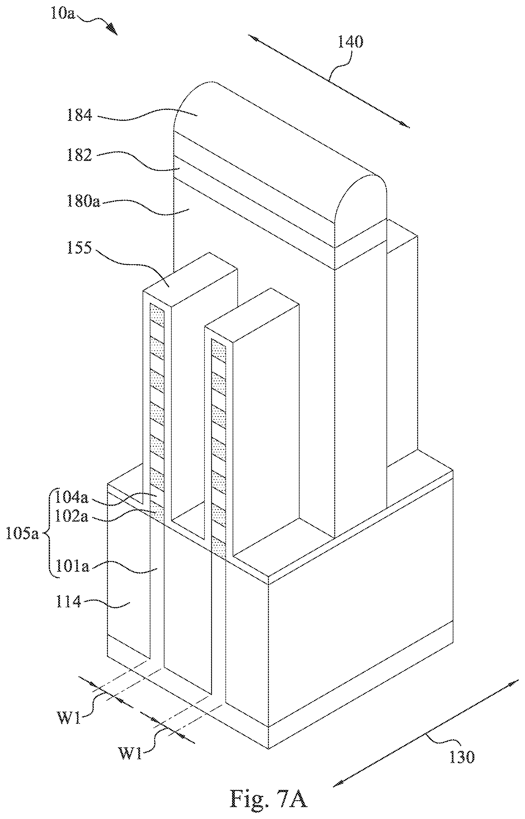 Patent US12433016 Figure 12 – Nanostructure with various widths