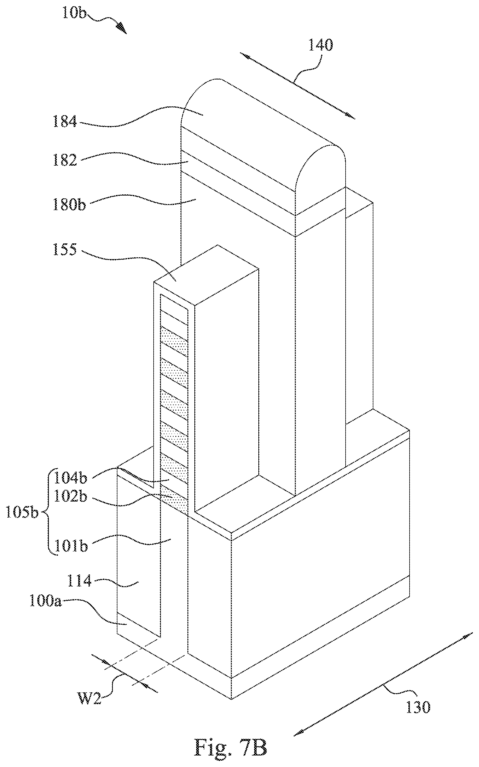 Patent US12433016 Figure 13 – Nanostructure with various widths