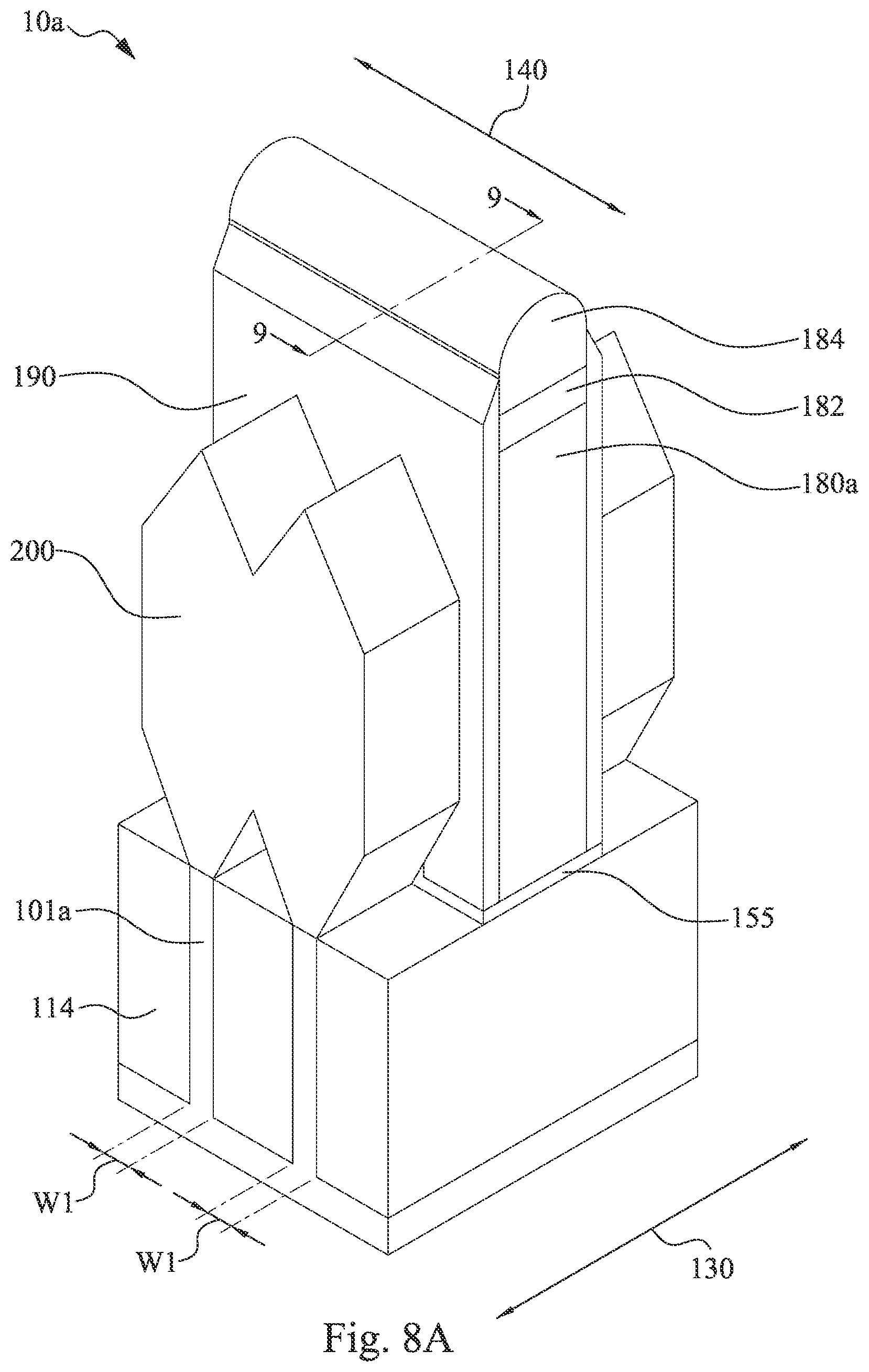 Patent US12433016 Figure 14 – Nanostructure with various widths