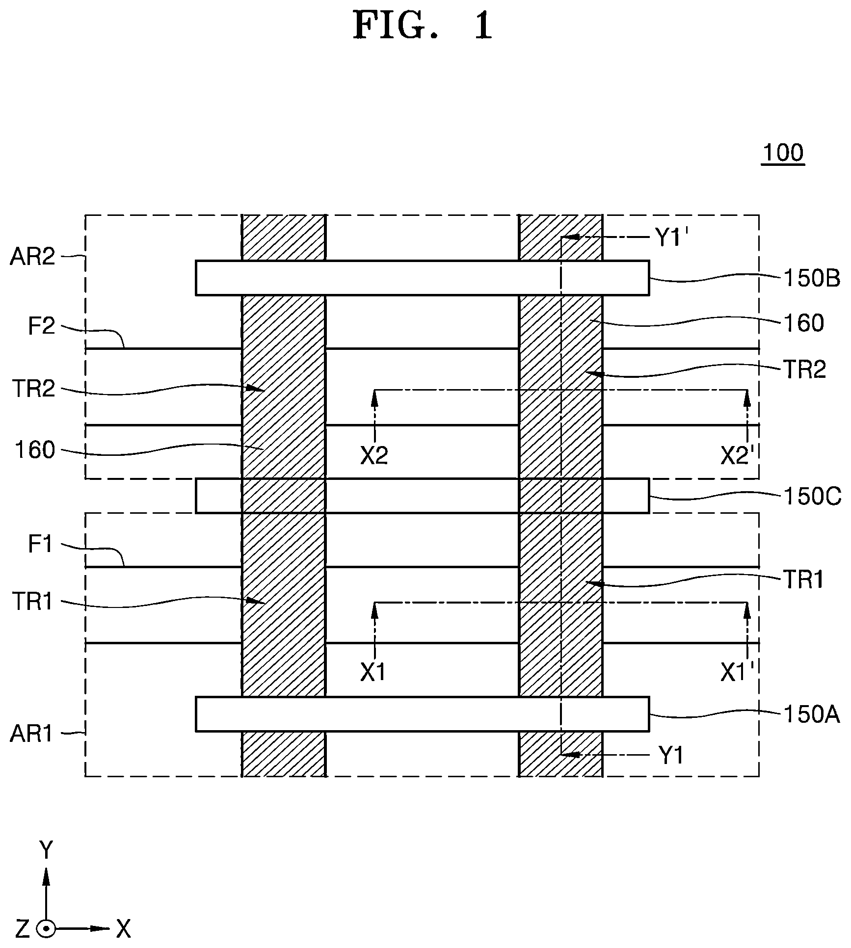 Patent US12433017 Figure 1 – Integrated circuit device including N-channel metal-oxide semiconductor (NMOS) transistor region and a P-channel metal-oxide semiconductor (PMOS) transistor region