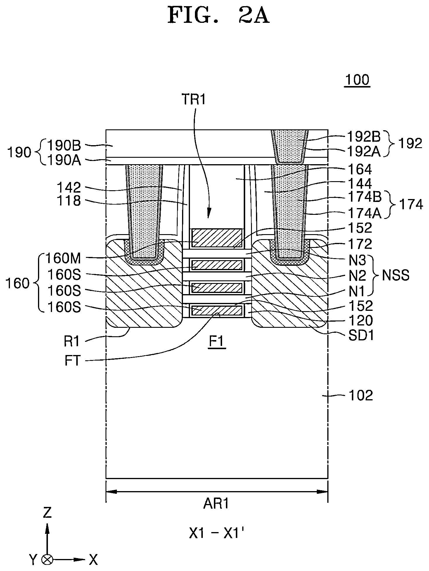Patent US12433017 Figure 2 – Integrated circuit device including N-channel metal-oxide semiconductor (NMOS) transistor region and a P-channel metal-oxide semiconductor (PMOS) transistor region