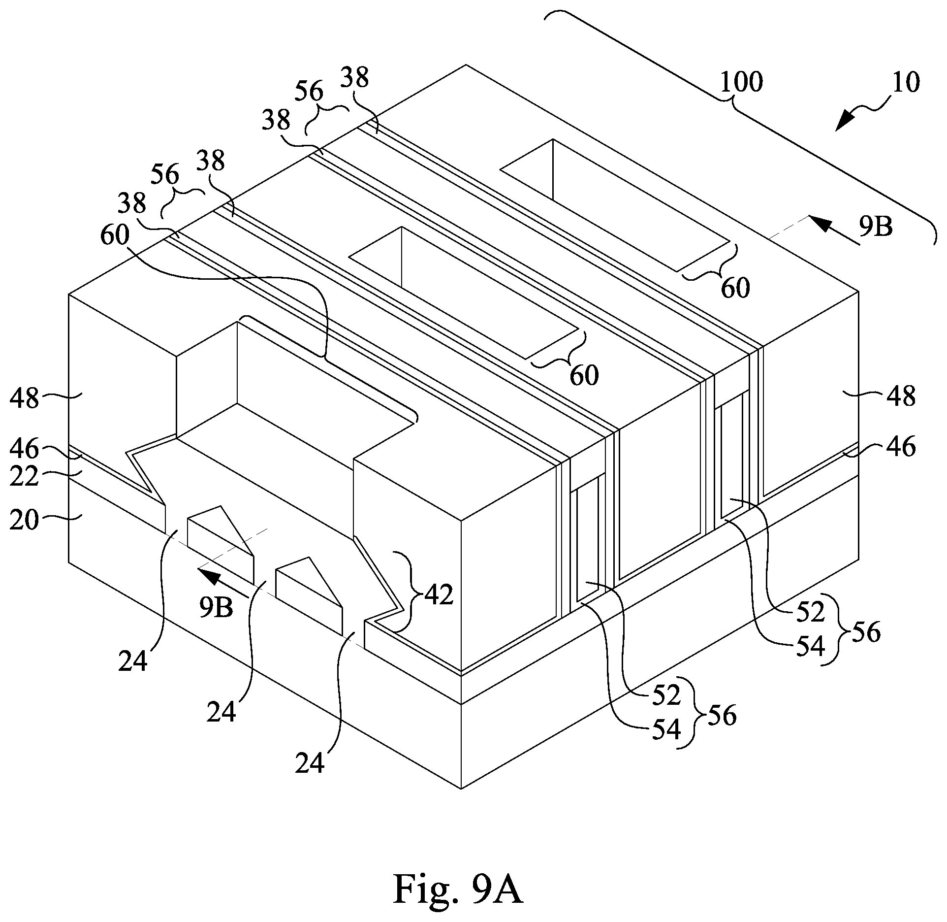 Patent US12433018 Figure 10 – Extended side contacts for transistors and methods forming same