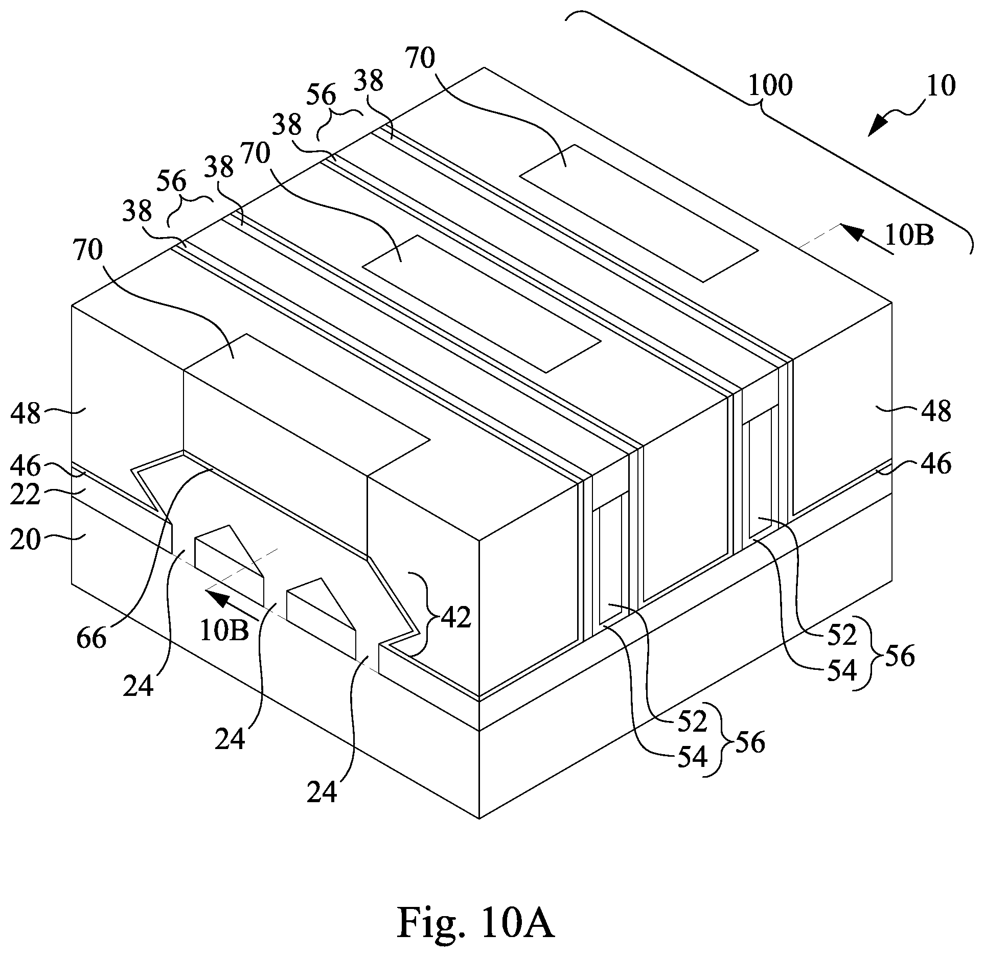 Patent US12433018 Figure 12 – Extended side contacts for transistors and methods forming same