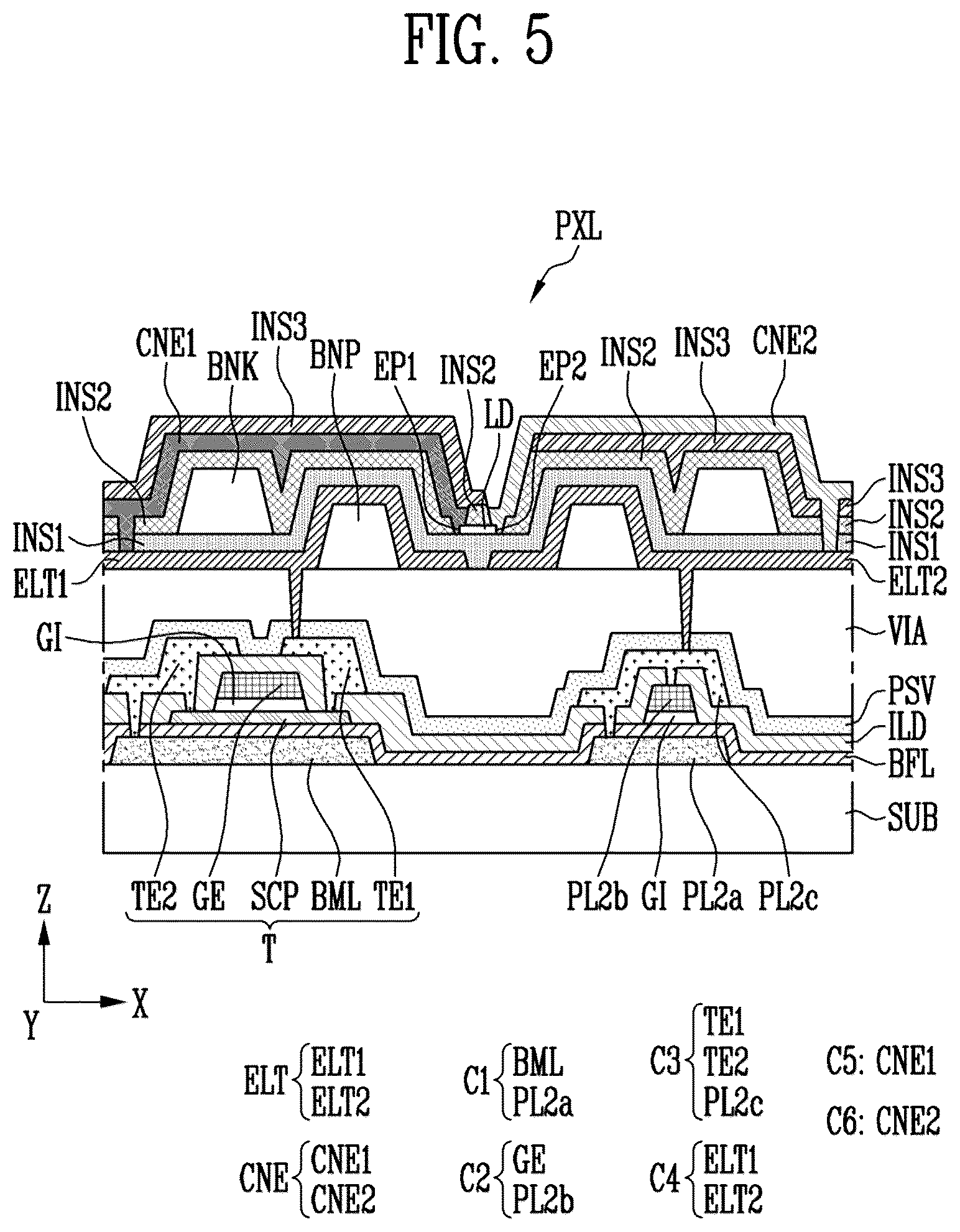 Patent US12433023 Figure 4 – Display device and method of manufacturing the same