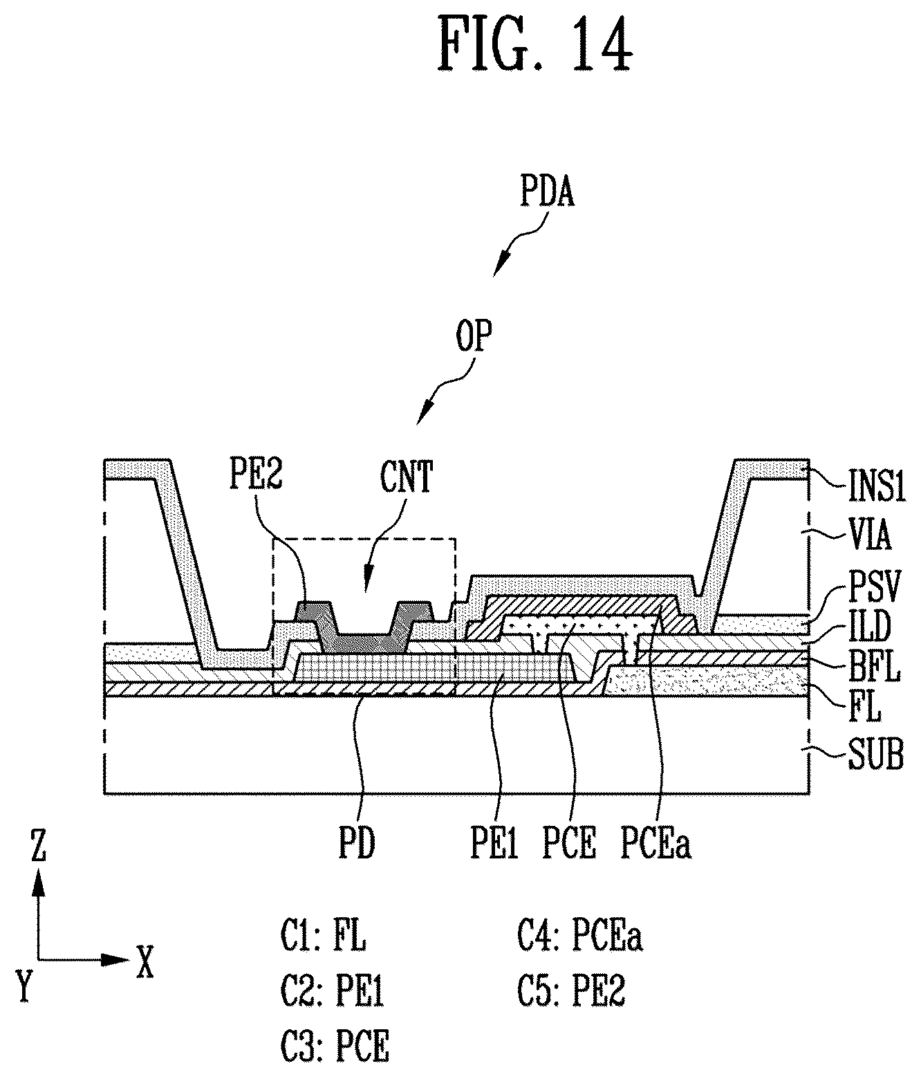 Patent US12433023 Figure 12 – Display device and method of manufacturing the same