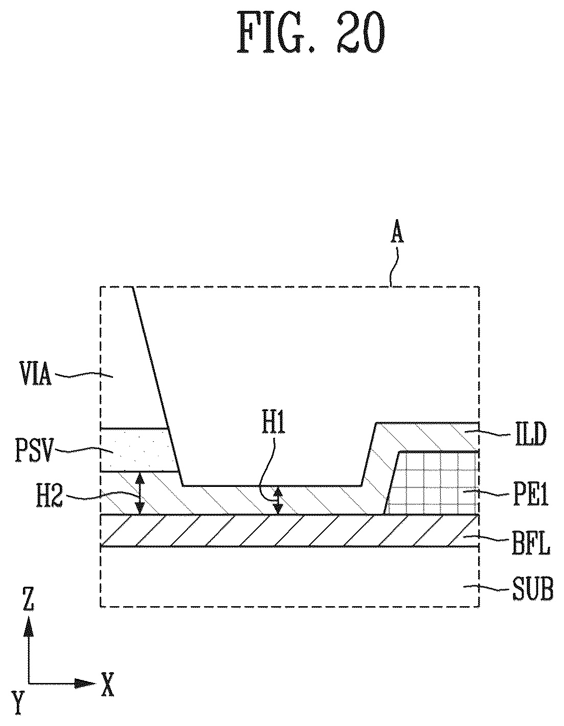 Patent US12433023 Figure 18 – Display device and method of manufacturing the same