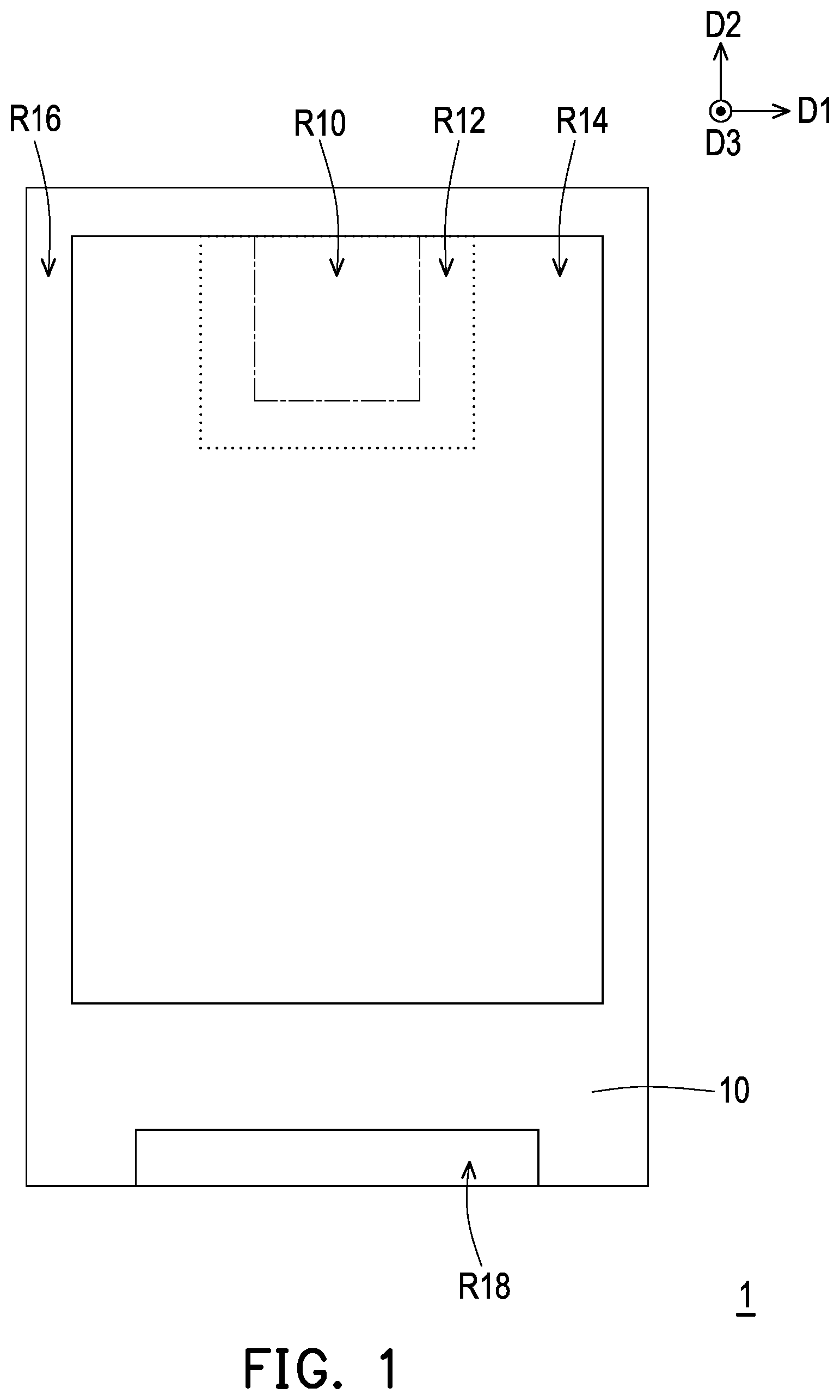 Patent US12433025 Figure 1 – Display panel and display apparatus including dummy conductive pattern