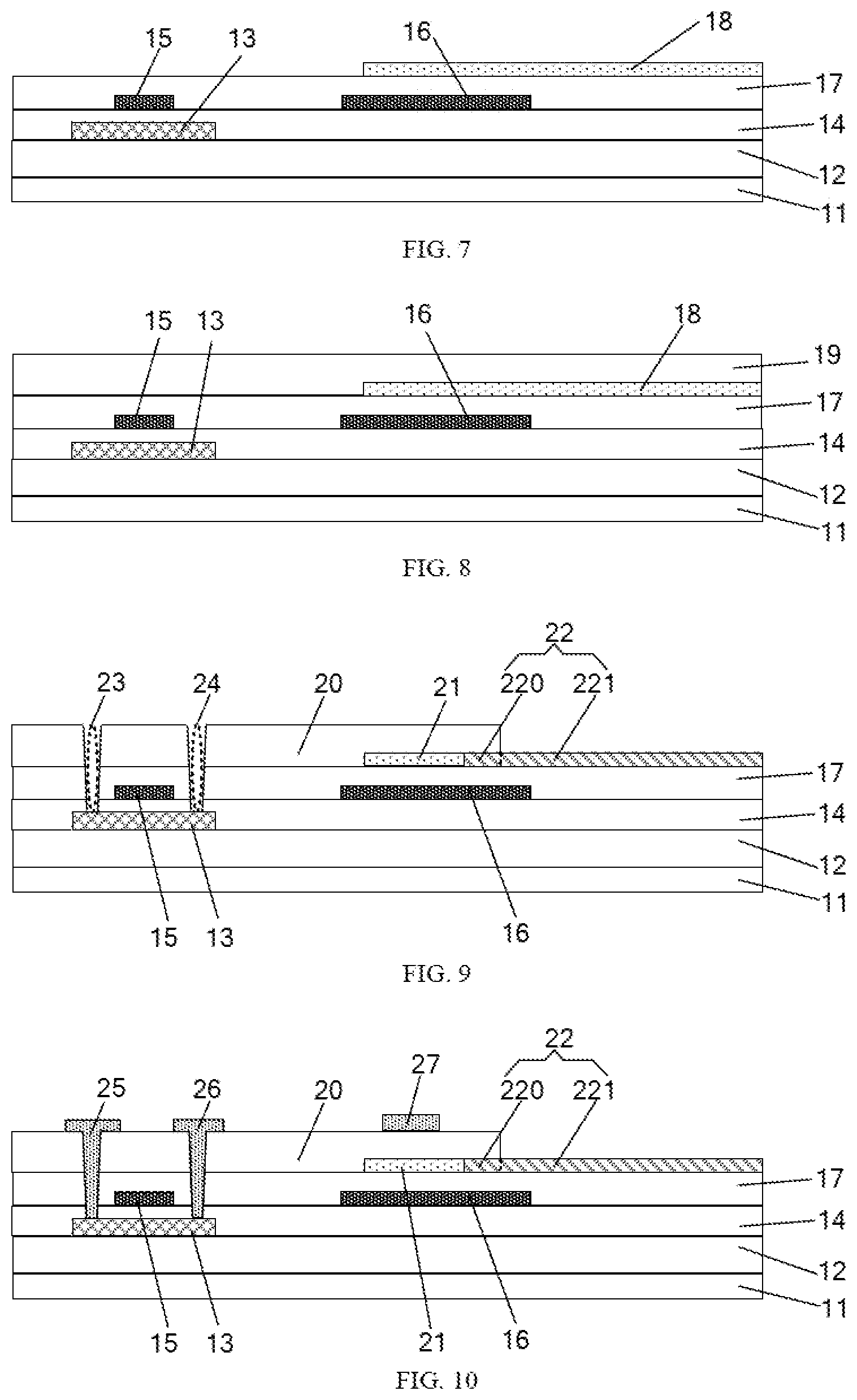 Patent US12433028 Figure 3 – Array substrate and manufacturing method for the same, display panel
