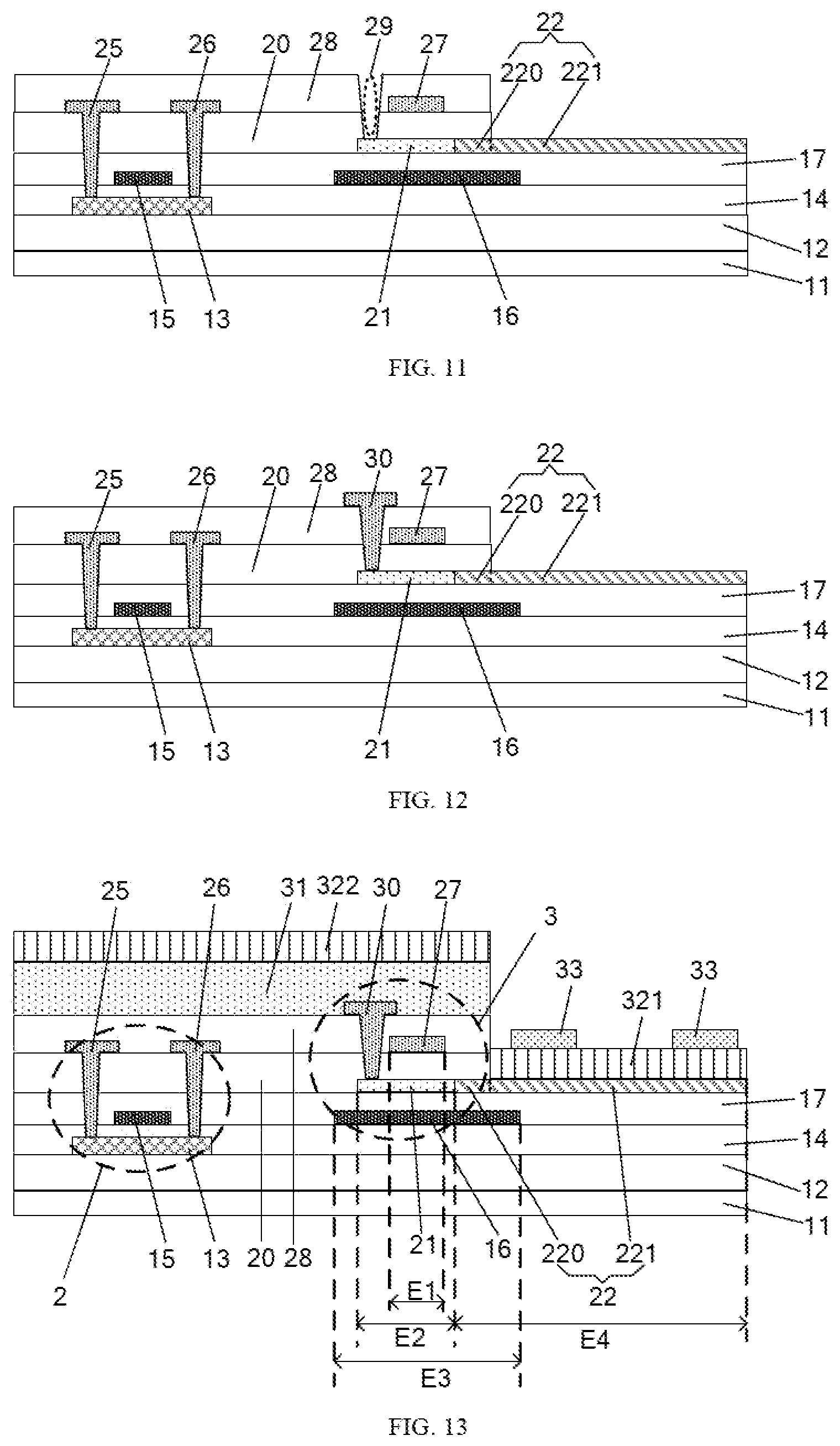 Patent US12433028 Figure 4 – Array substrate and manufacturing method for the same, display panel