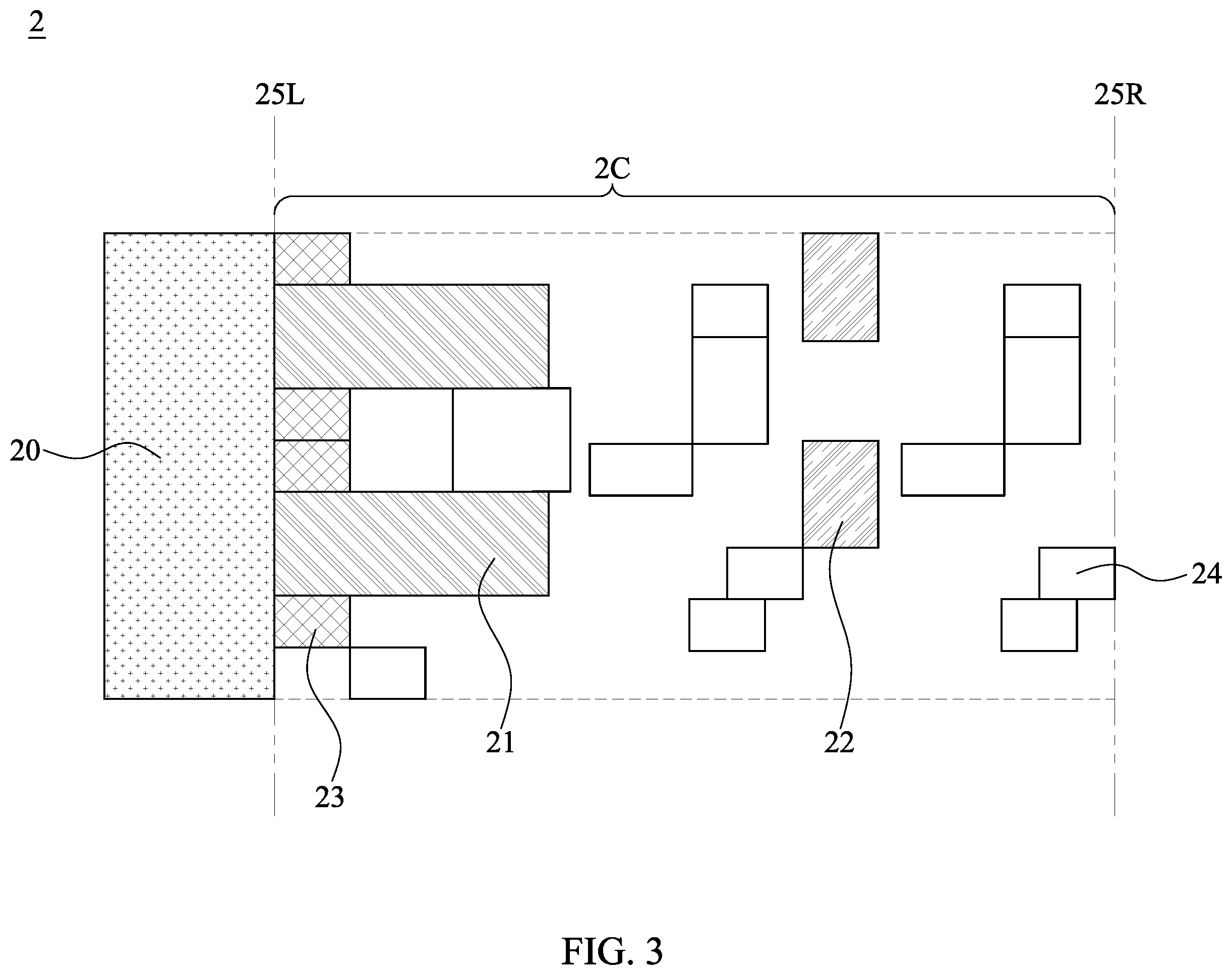 Patent US12433032 Figure 7 – Semiconductor structure including boundary header cell and method for manufacturing the same