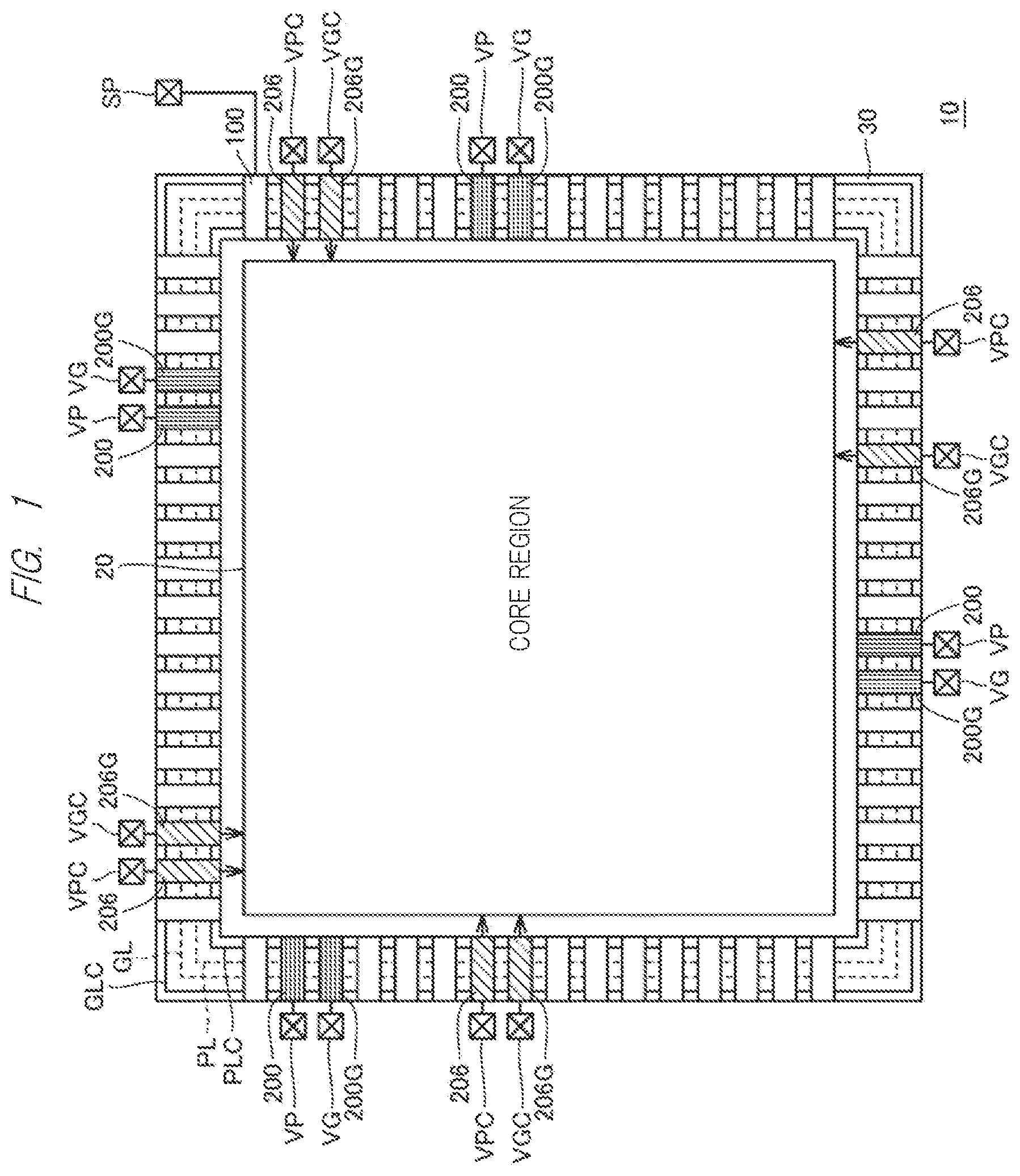 Patent US12433036 Figure 1 – Semiconductor device