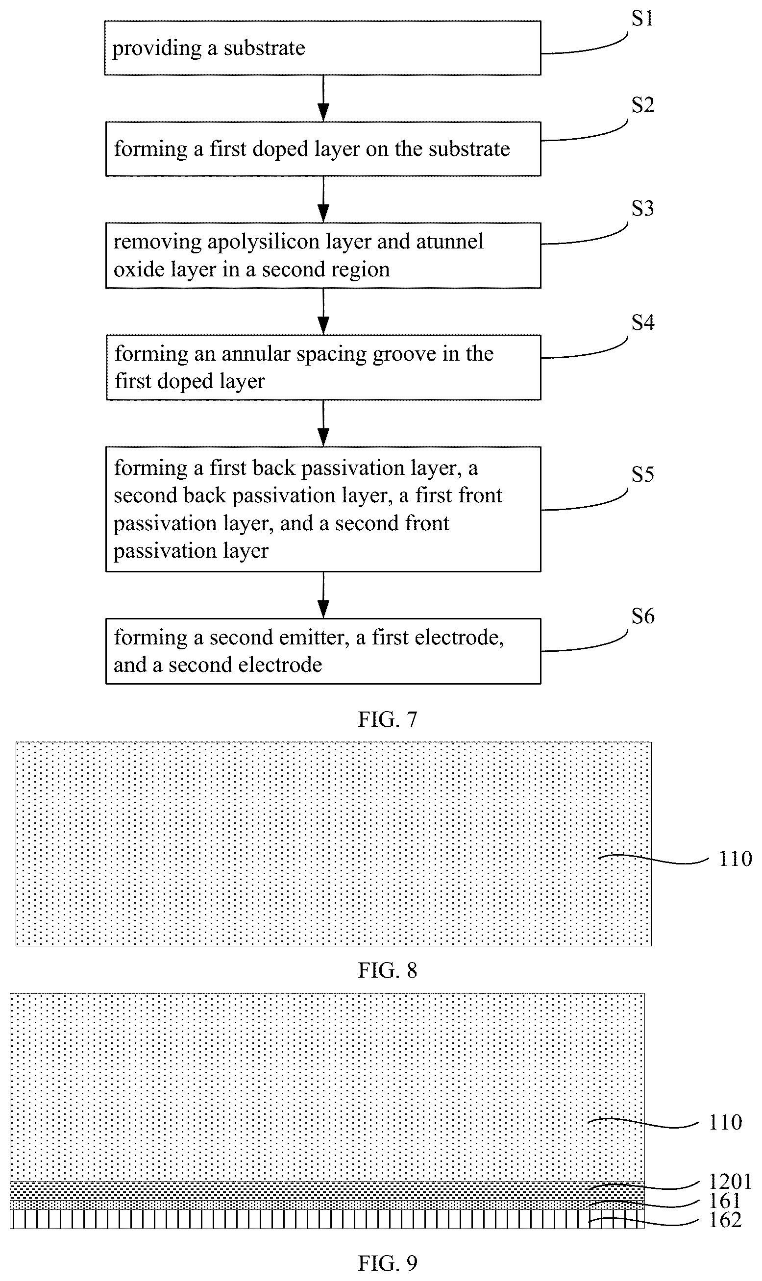 Patent US12433037 Figure 5 – Solar cell and method for preparing the same