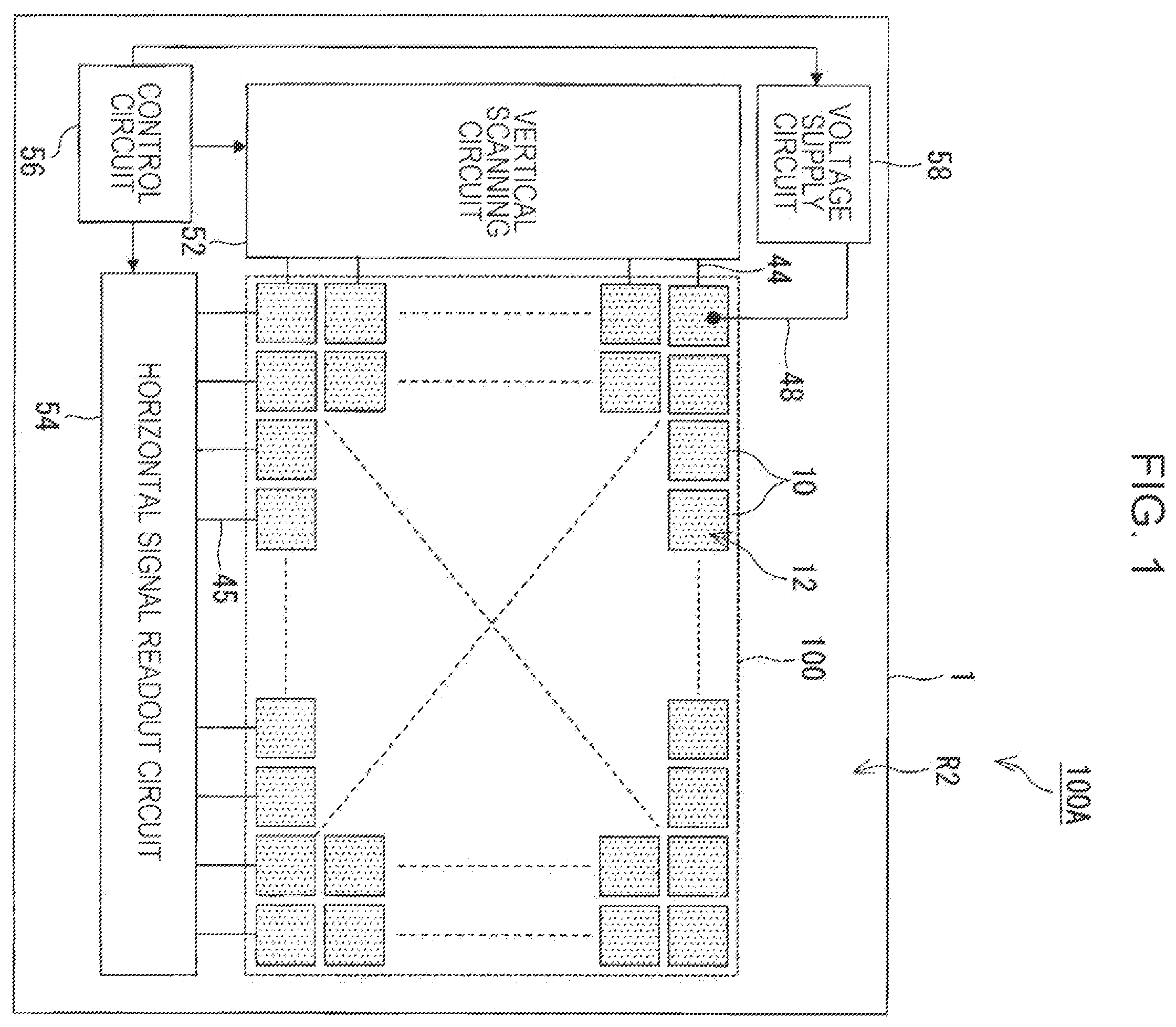 Patent US12433043 Figure 1 – Imaging device including multiple photoelectric conversion layers, multiple pixel electrodes and plugs connecting substrate and the pixel electrodes